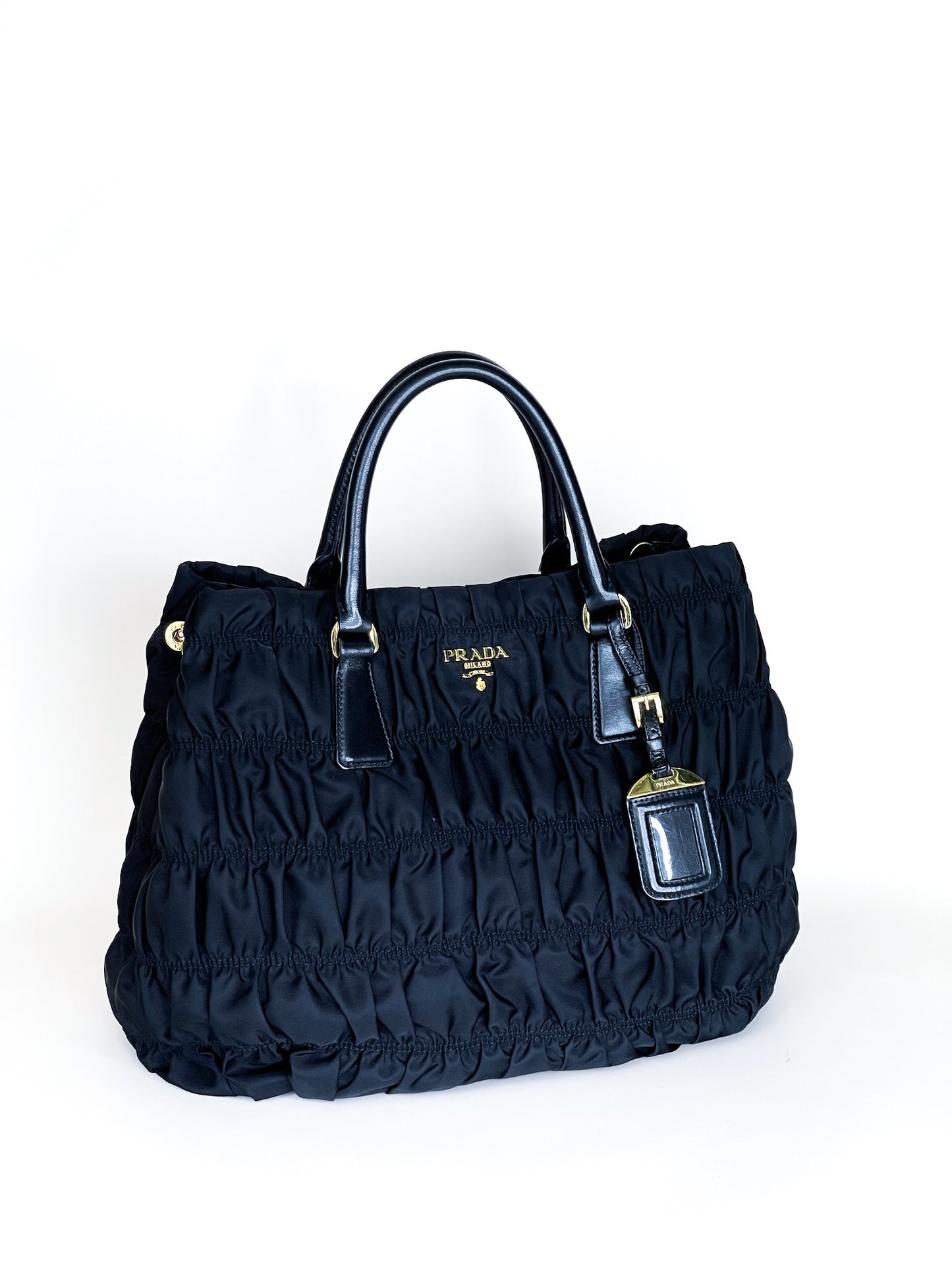 Prada Tessuto Gaufre Tote Bag