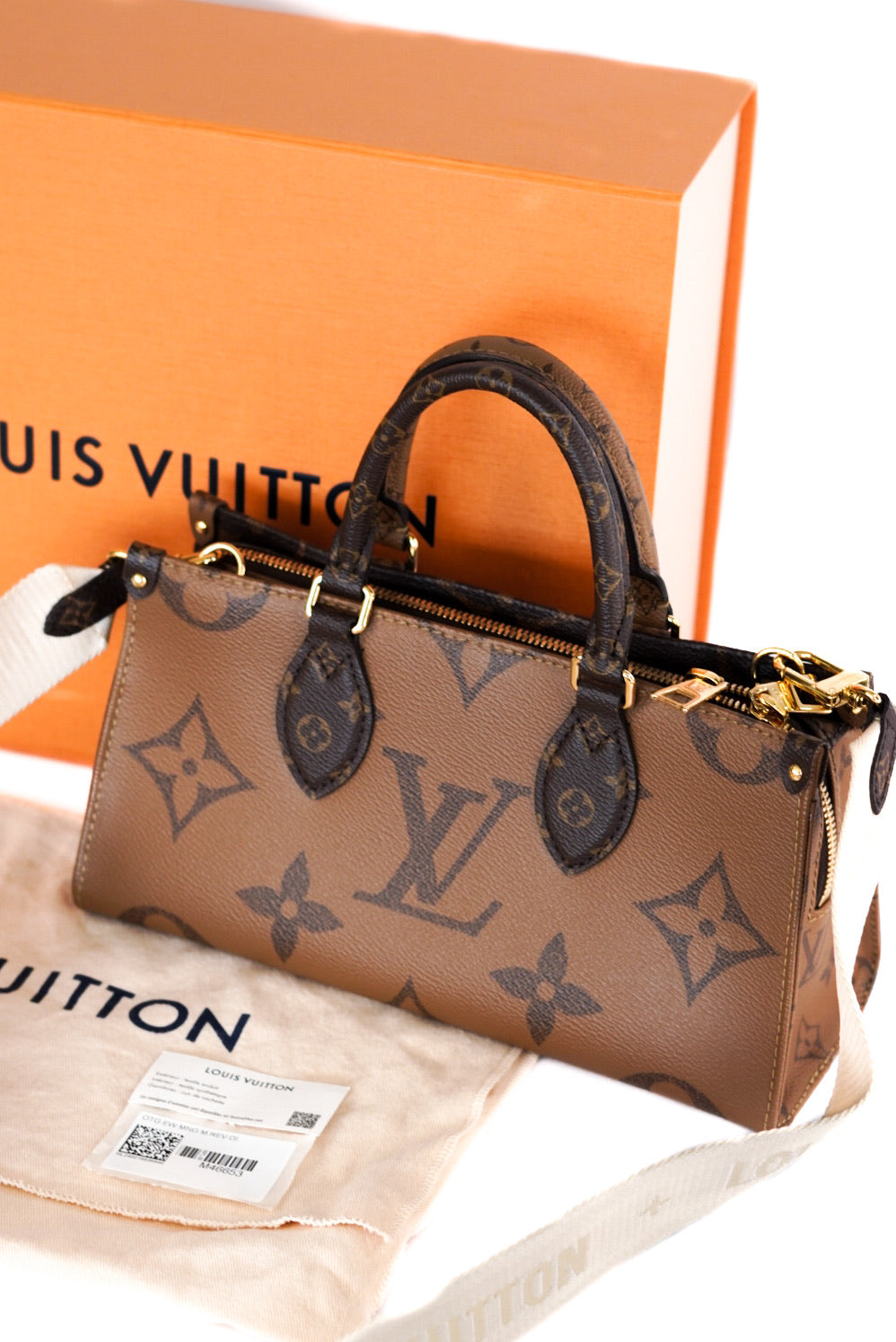 Louis Vuitton Monogram Reverse OnTheGo East West Handbag