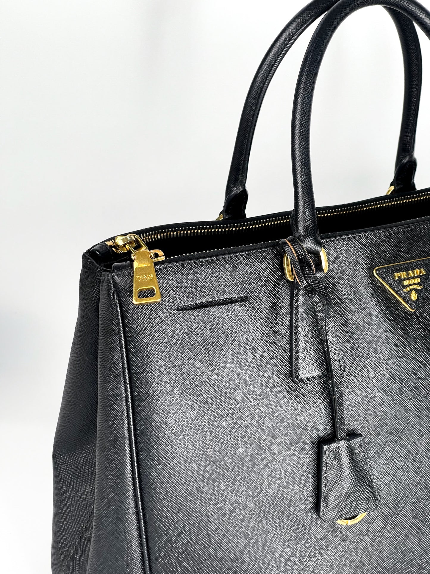 Prada Galleria Saffiano Leather Black