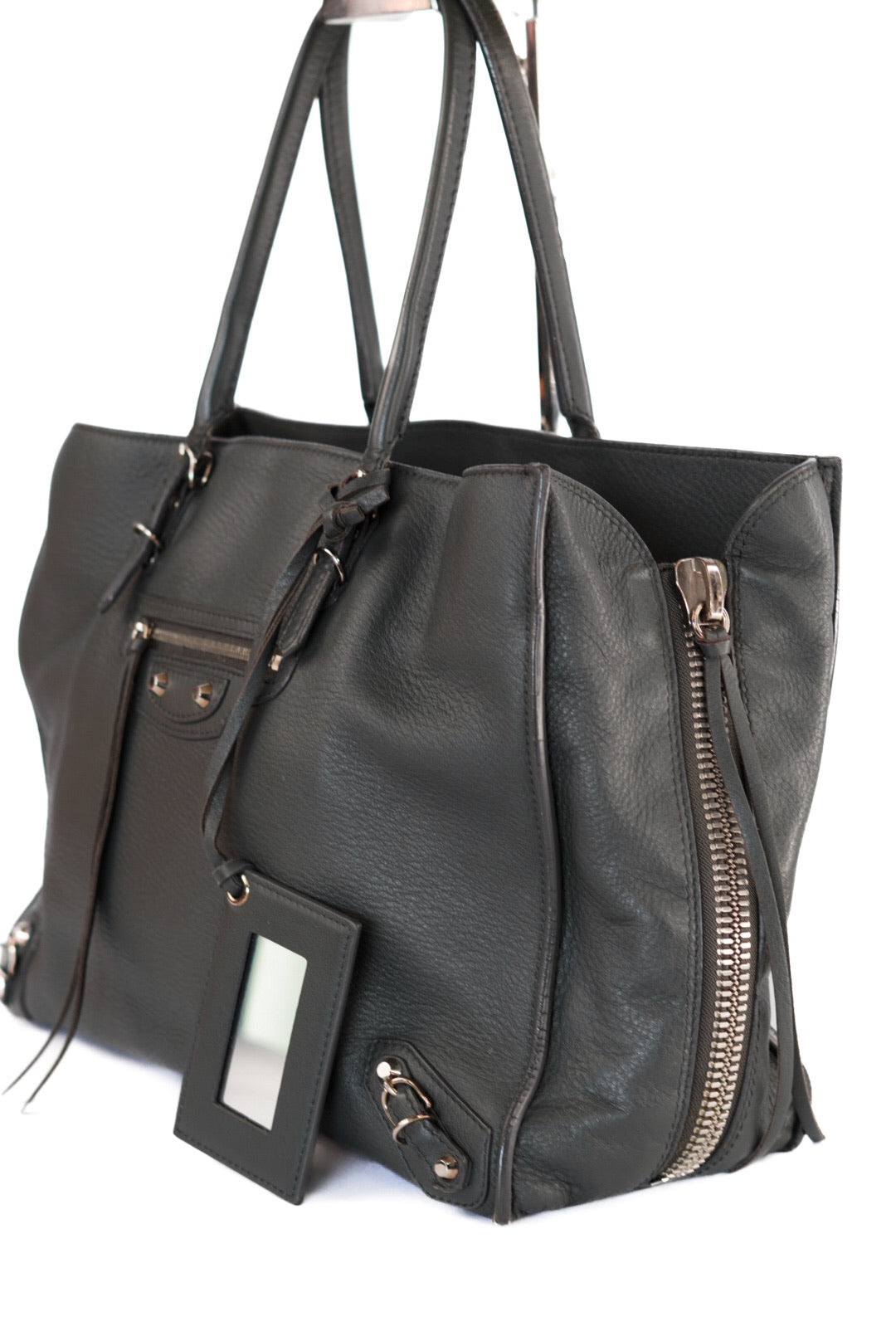 Balenciaga Veau Papier B4 Zip Around Tote