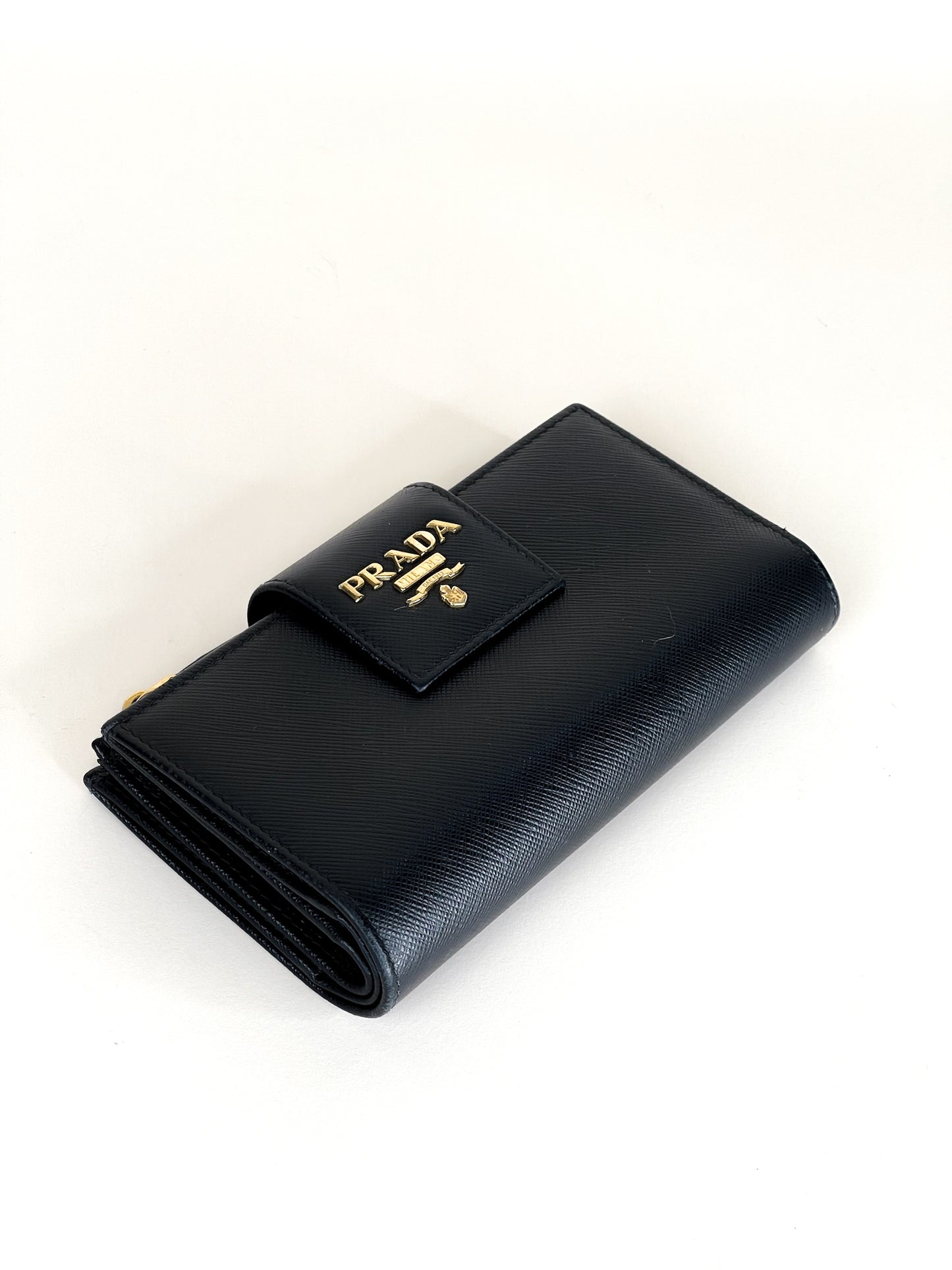 Prada Saffiano Leather Medium Wallet