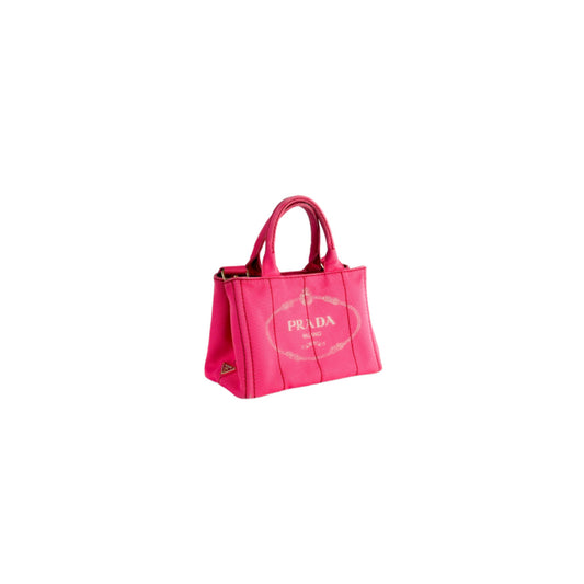Prada Canapa Tote Pink Small