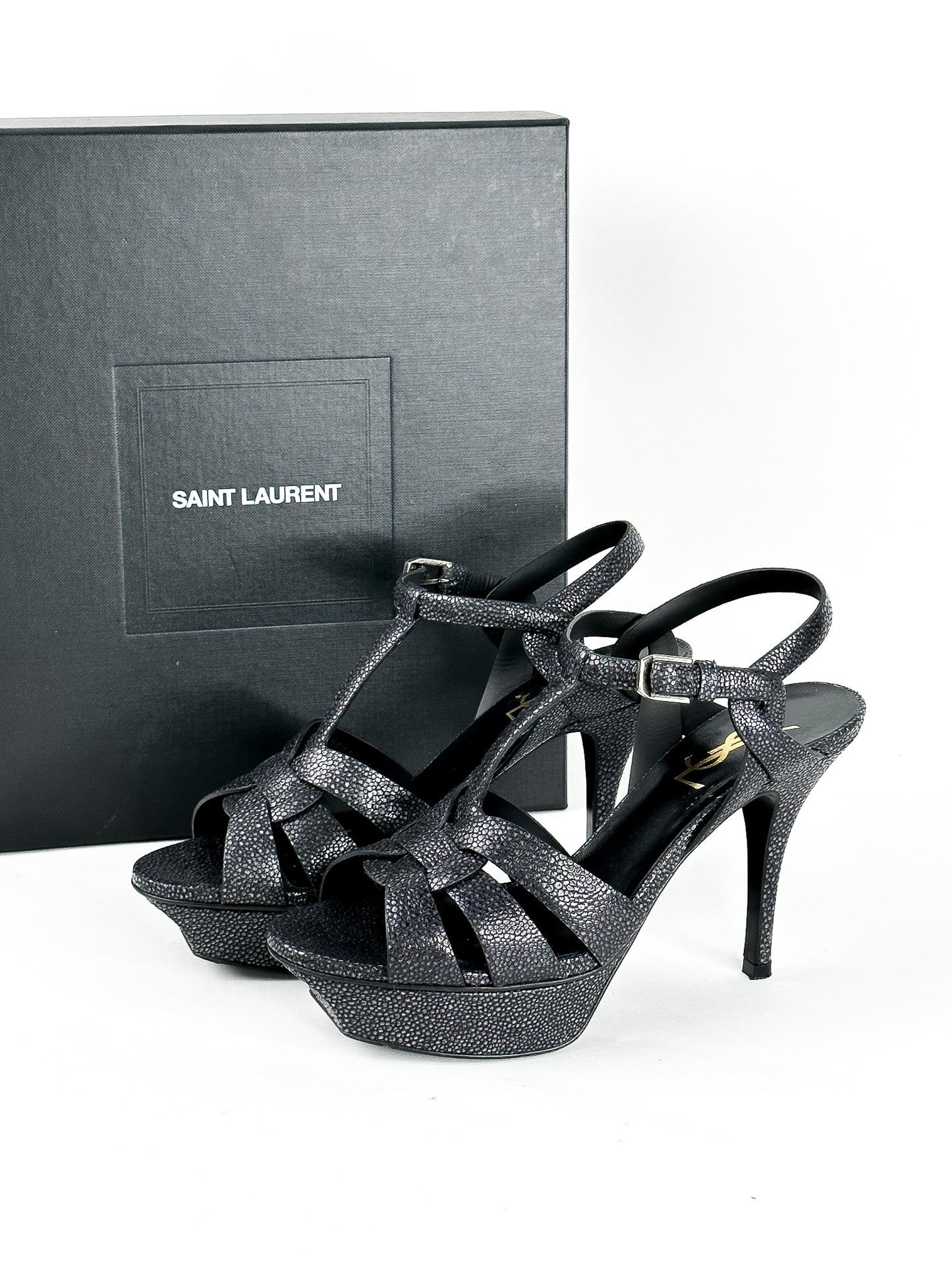 YSL Saint Laurent Tribute Platform Heels Size 36