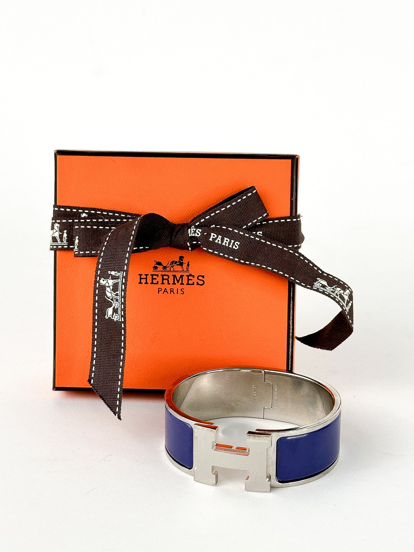Hermes Enamel Clic Clac H Bracelet