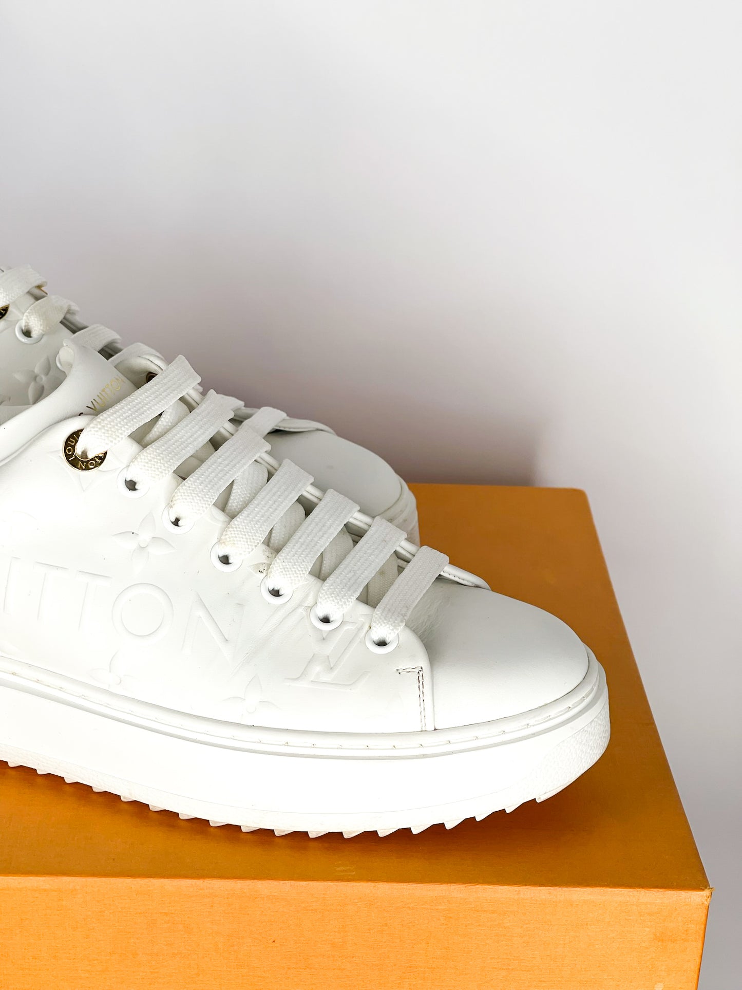 Louis Vuitton Time Out Sneaker Size 37.5