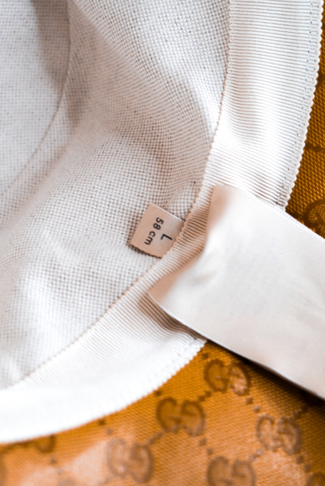 Adidas x Gucci Wide-Brimmed Hat Beige/Brown