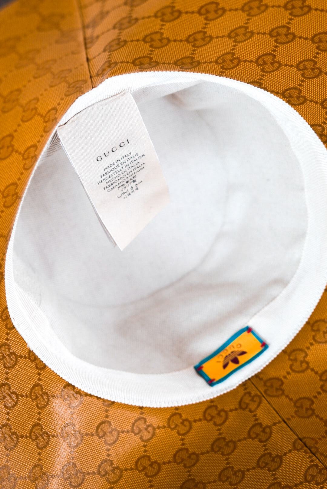 Adidas x Gucci Wide-Brimmed Hat Beige/Brown