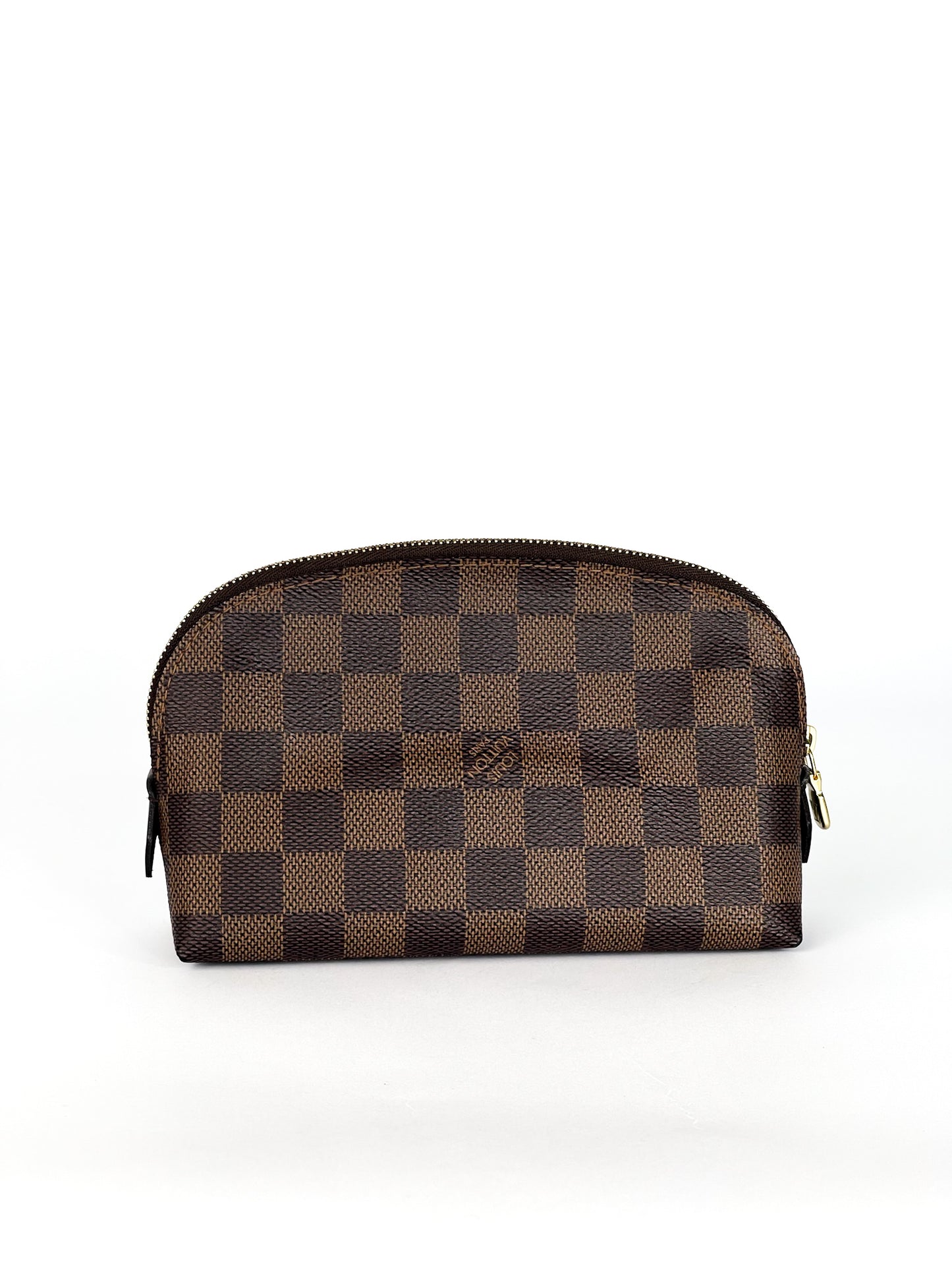 Louis Vuitton Cosmetic Pouch PM Damier Ebene Canvas