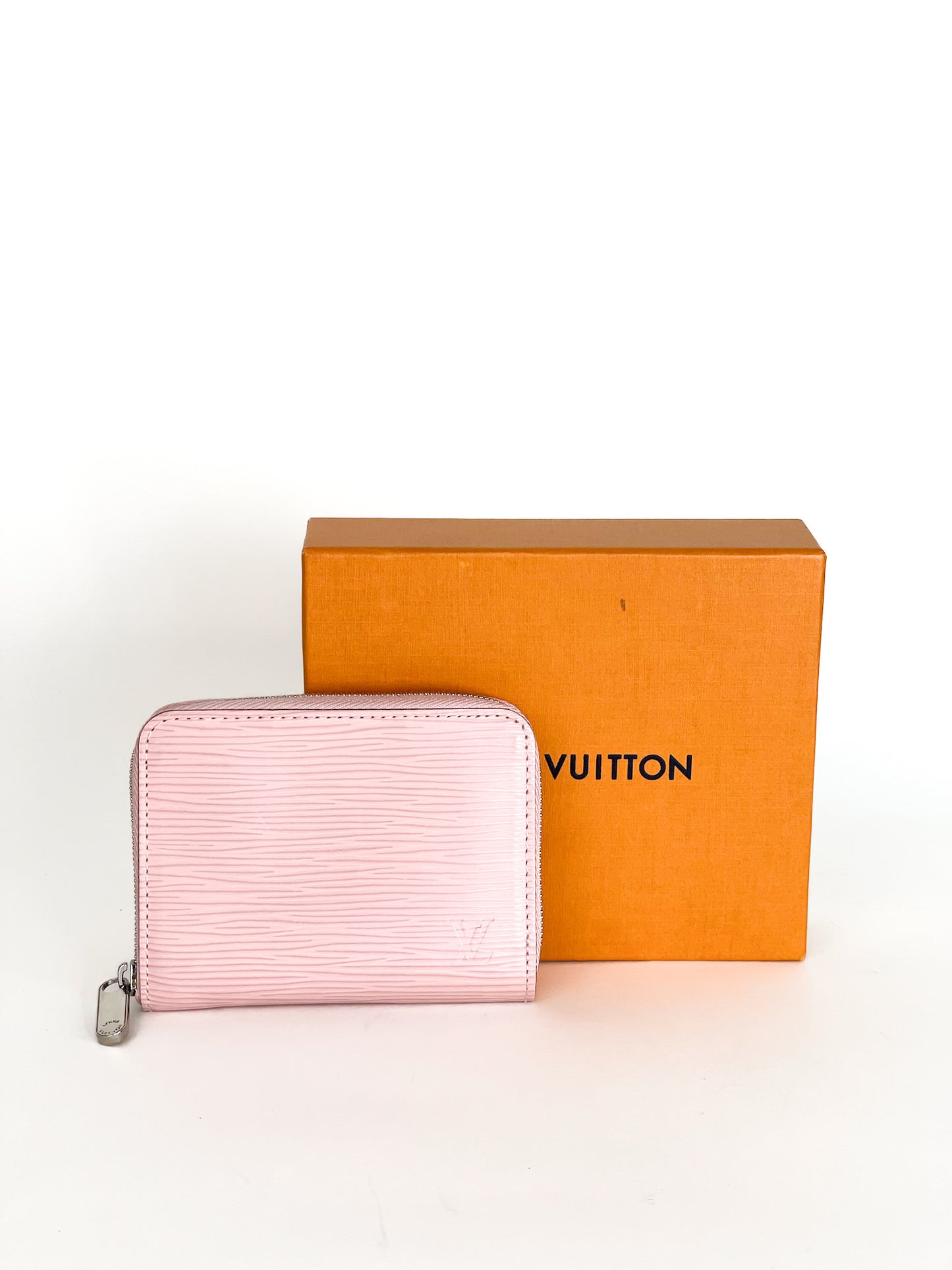 Louis Vuitton Rose Nacre Epi Leather Zippy Compact Wallet