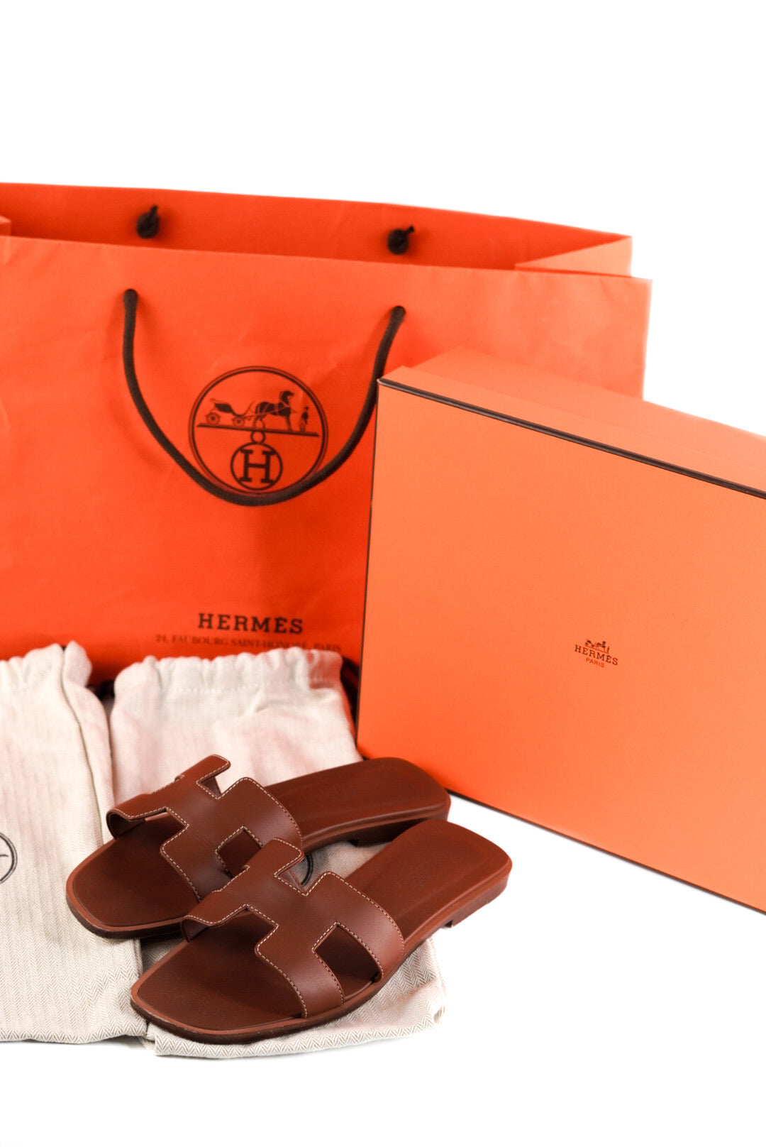 Hermes Oran Sandals Size 36