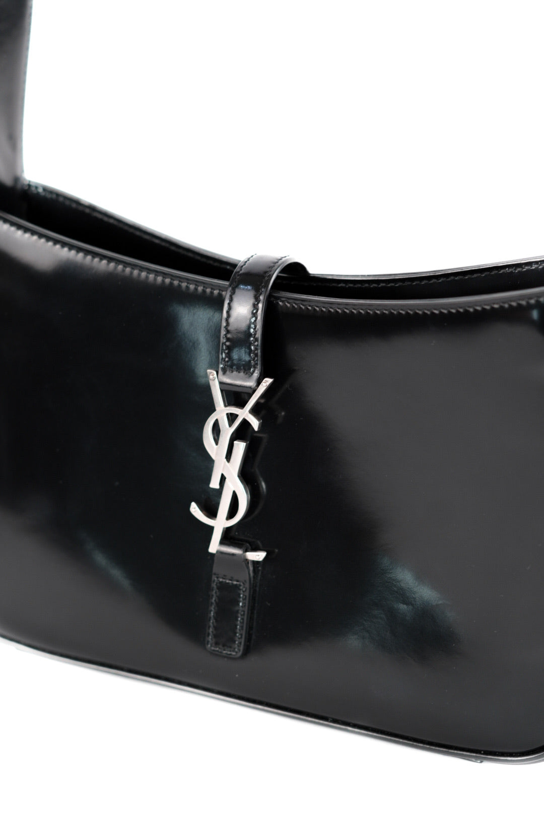 Saint Laurent Mini Le 5 A 7 Hobo Bag Black