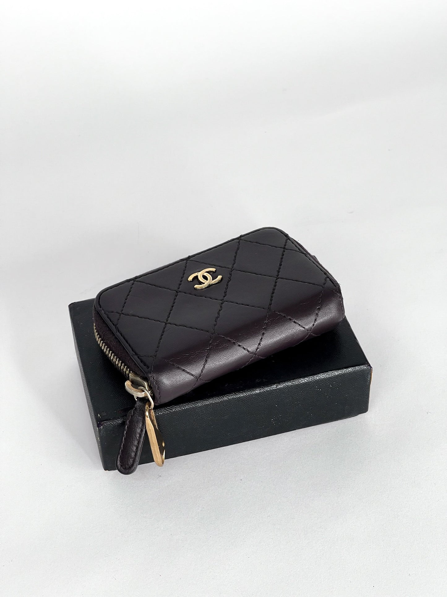 Chanel Zip Coin Purse / Card Holder