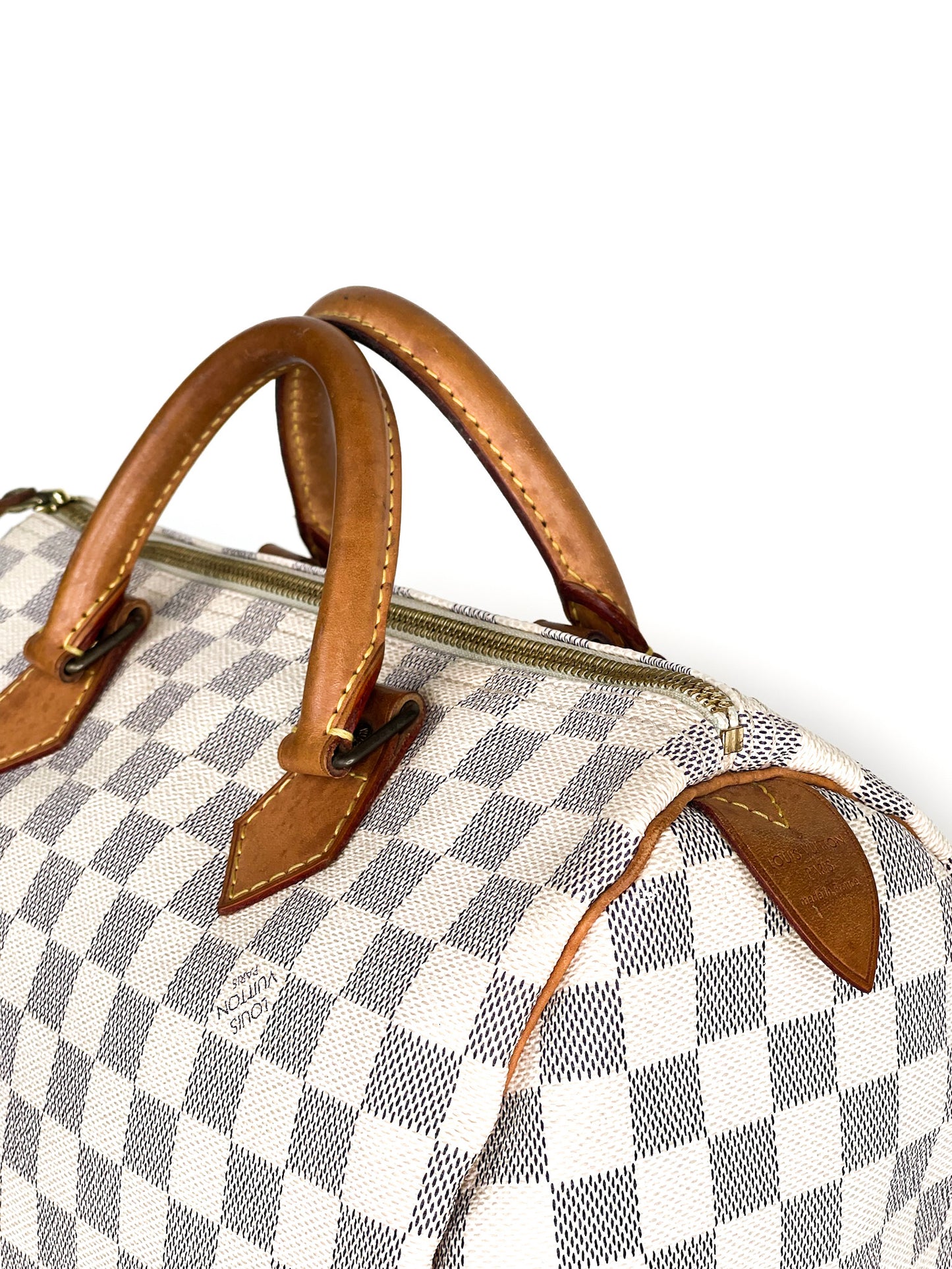 Louis Vuitton Damier Azur Speedy 30 Hand Bag