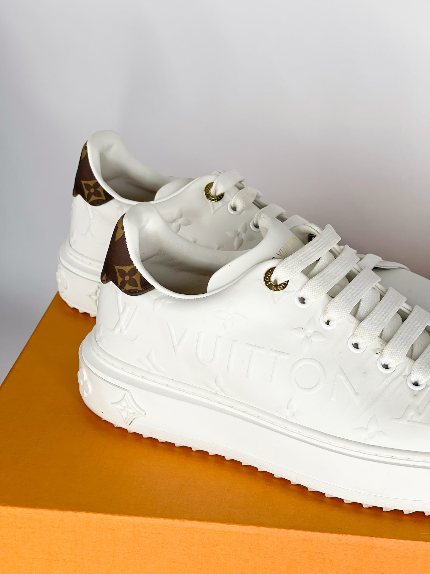 Louis Vuitton Time Out Sneaker Size 37.5