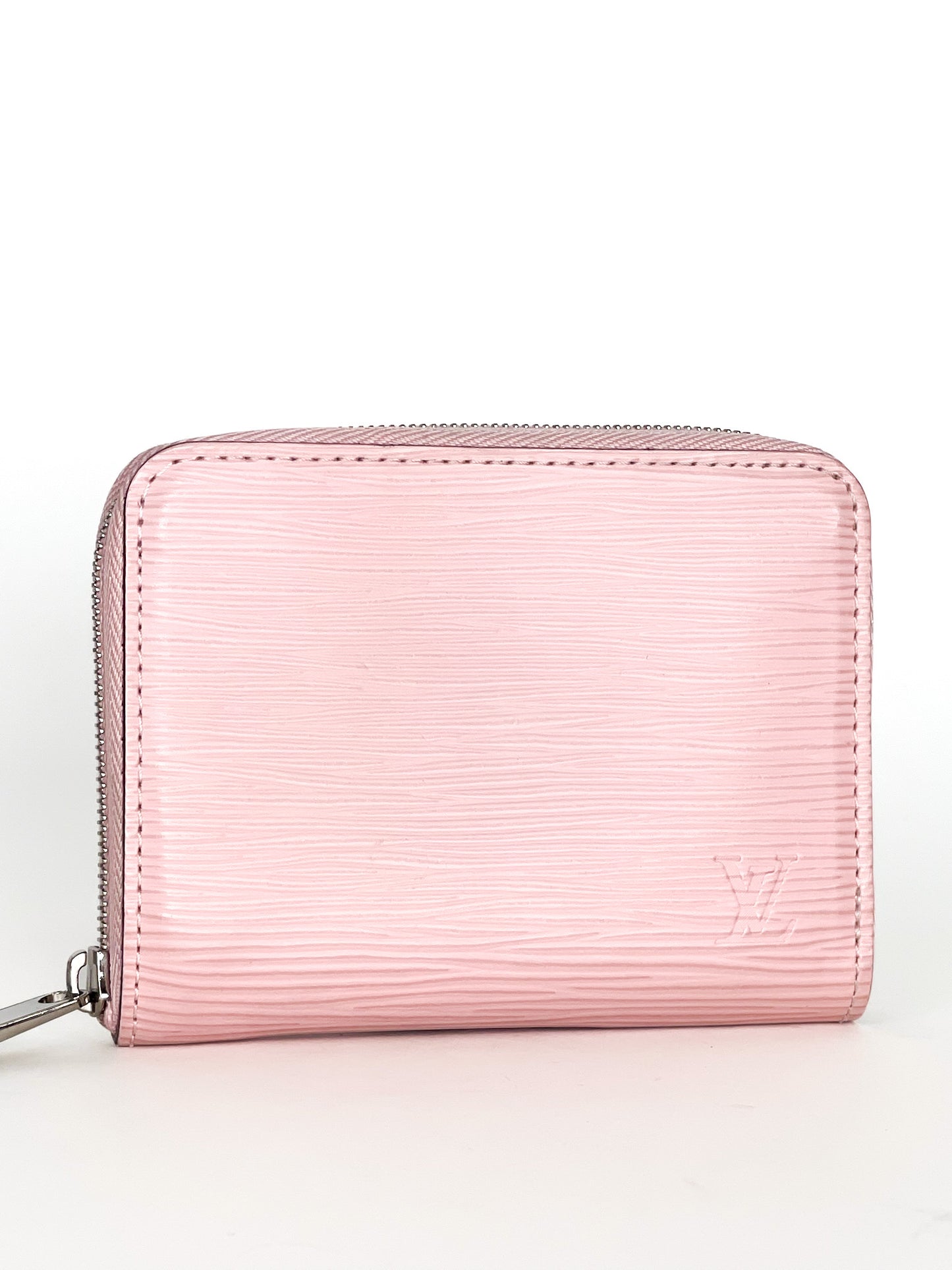 Louis Vuitton Rose Nacre Epi Leather Zippy Compact Wallet