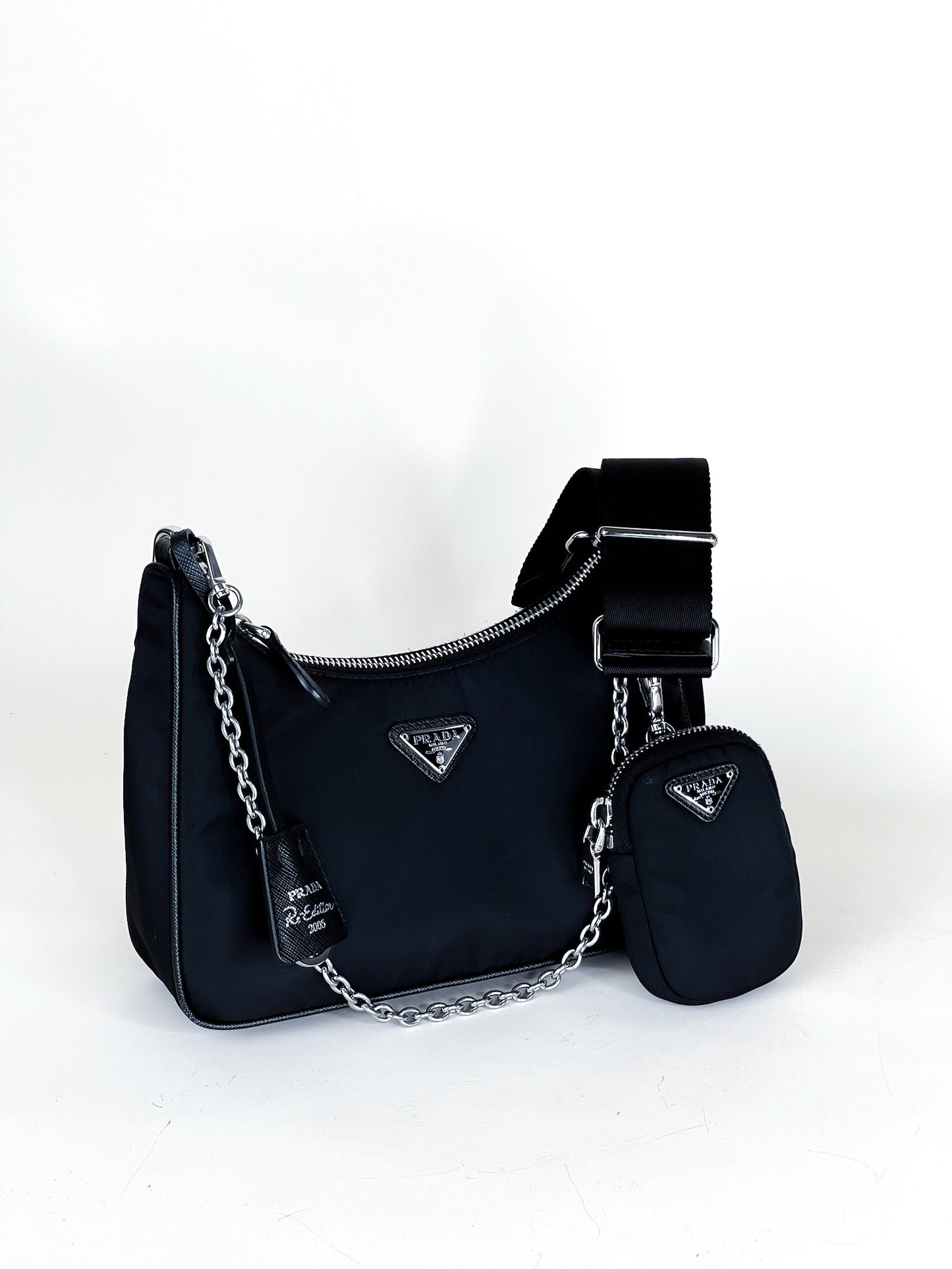 Prada Re-Edition Nylon Multi Pochette