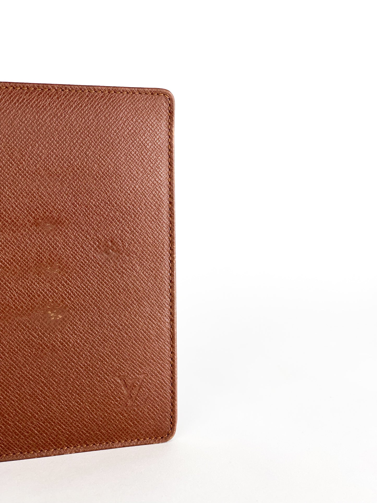 Louis Vuitton Passport Cover Leather