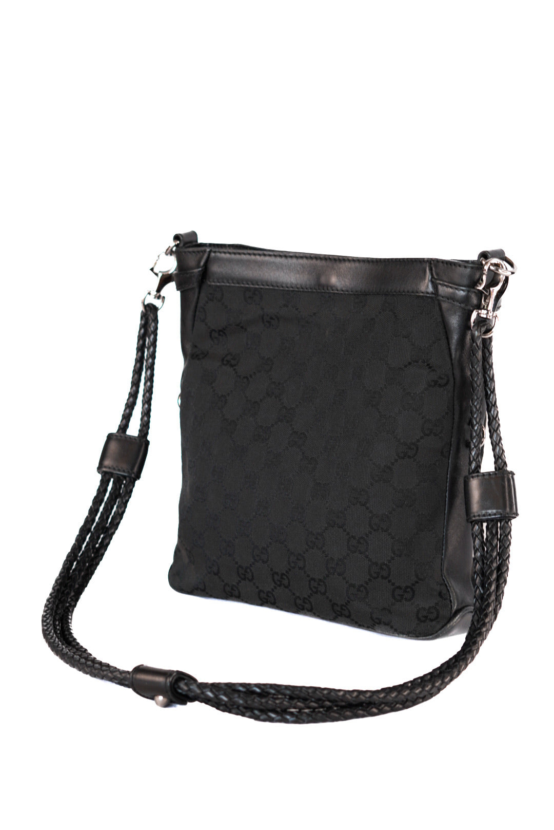 Gucci GG Nylon Flat Messenger Bag