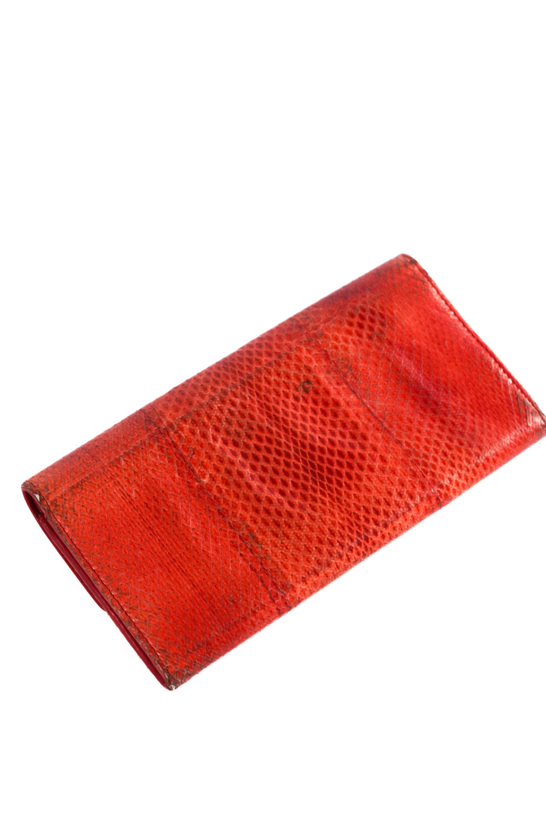 Chanel Python Skin Long Flap Wallet