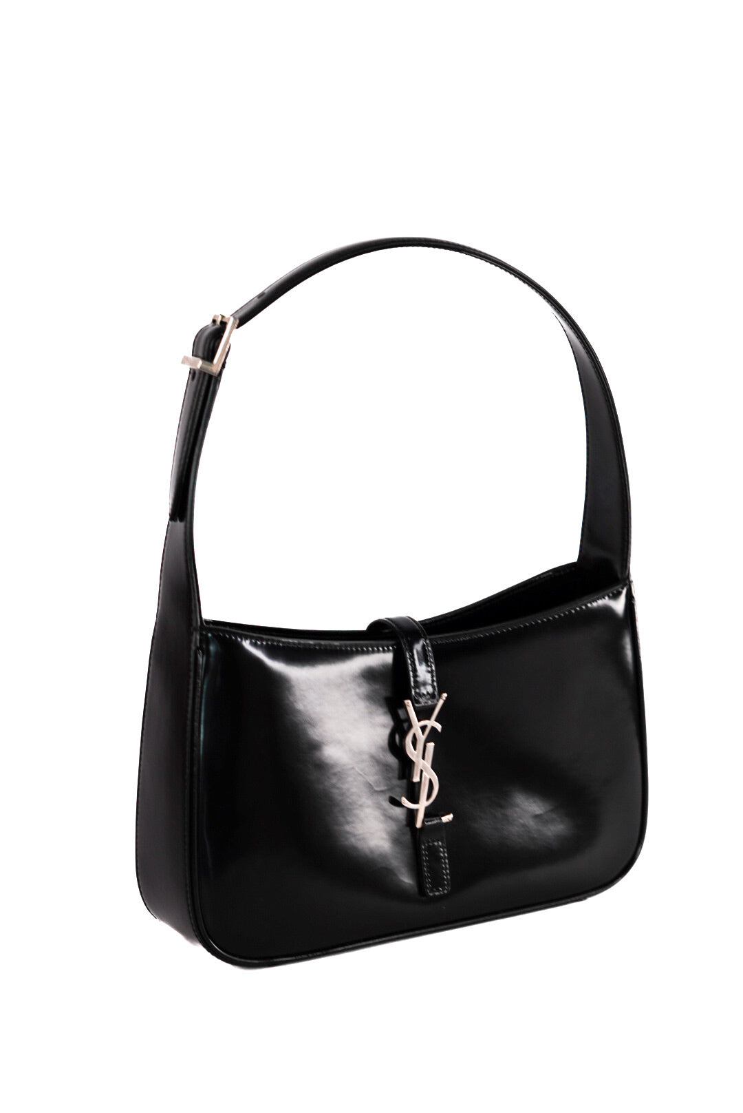Saint Laurent Mini Le 5 A 7 Hobo Bag Black