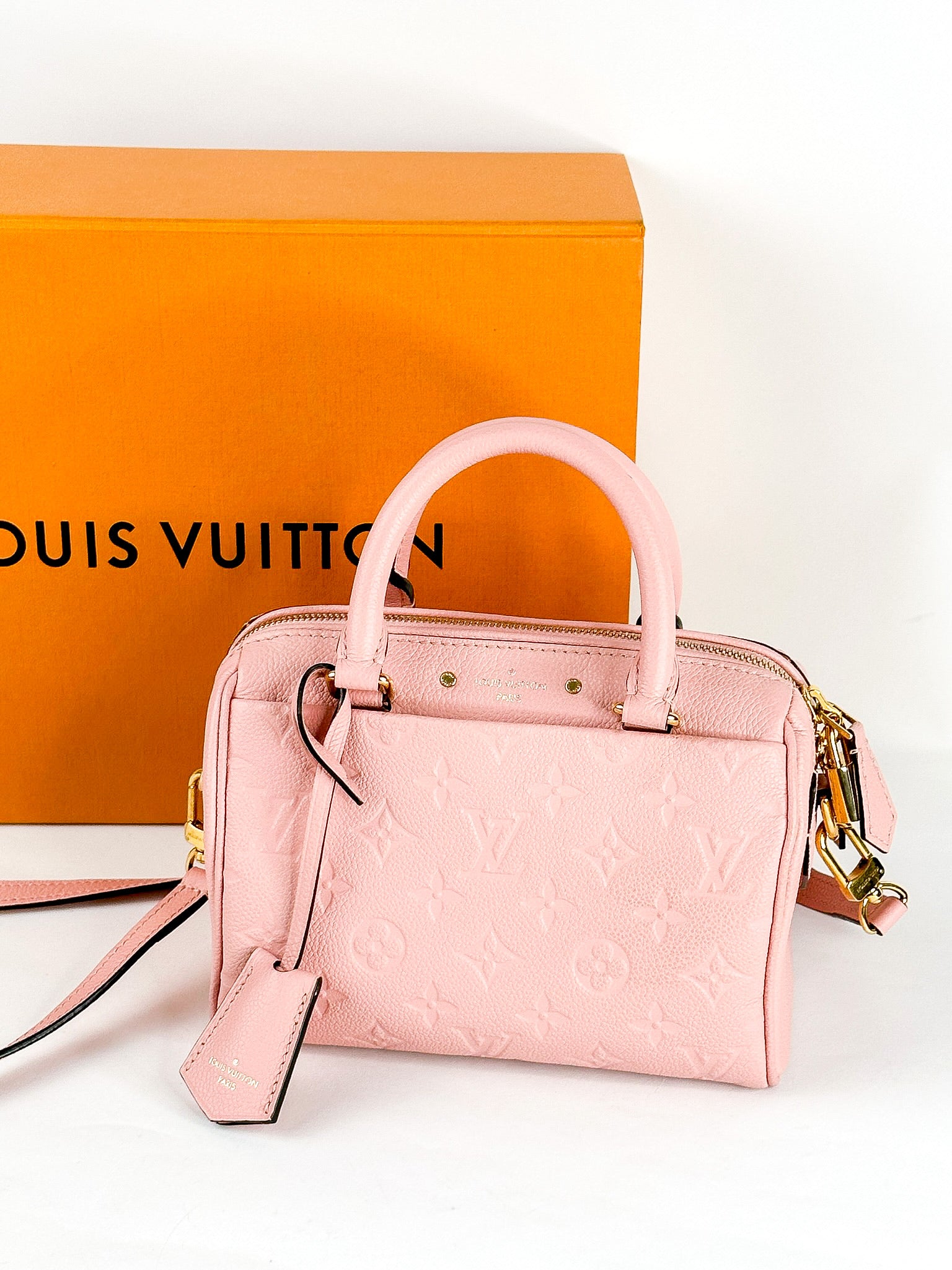 Louis Vuitton Pink Monogram Empreinte Speedy Bandoulière NM 20, myGemma, CH