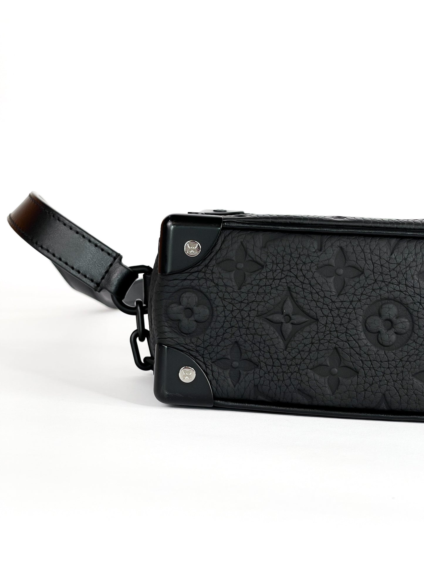 Louis Vuitton Taurillon Monogram Mini Soft Trunk Black
