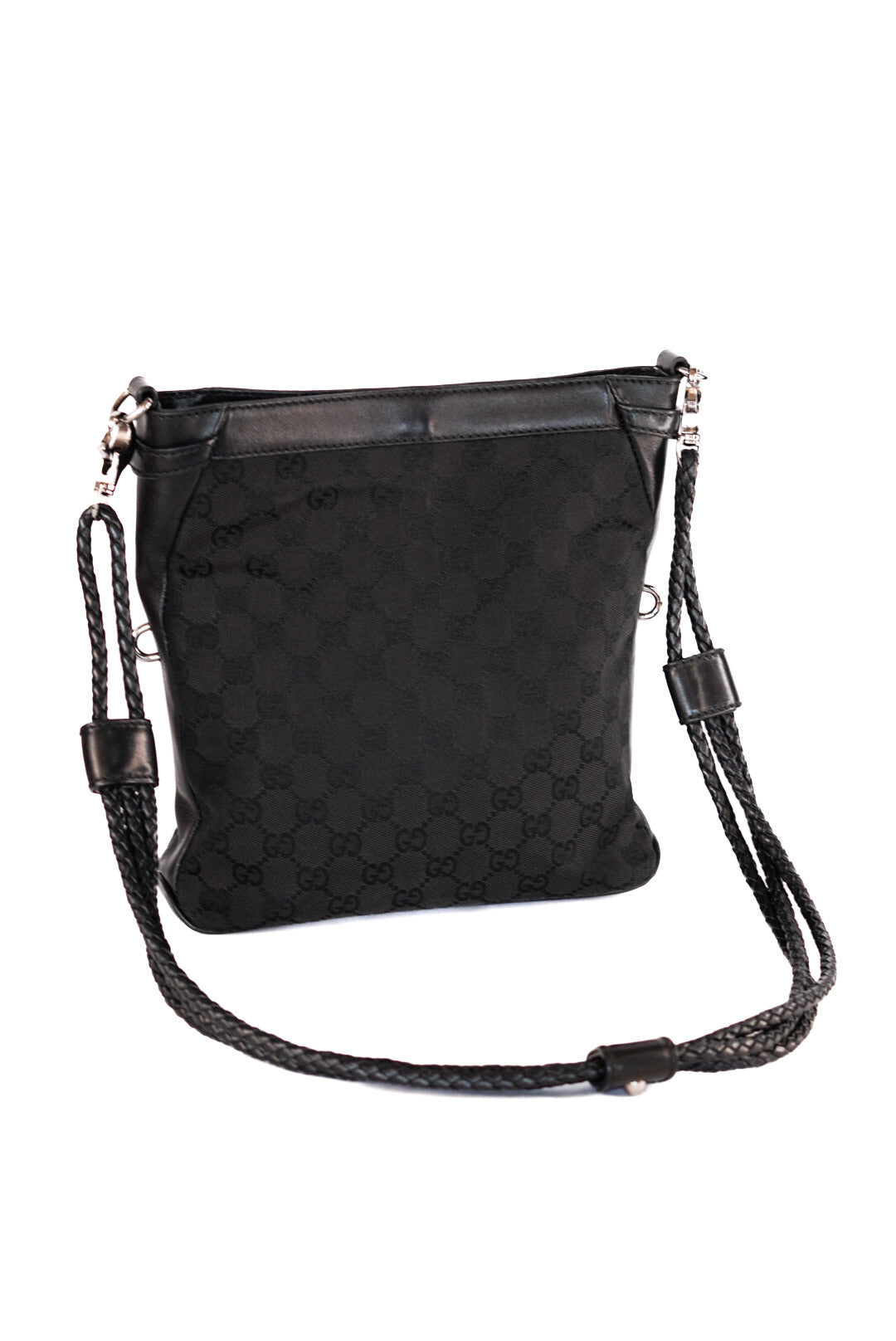 Gucci GG Nylon Flat Messenger Bag