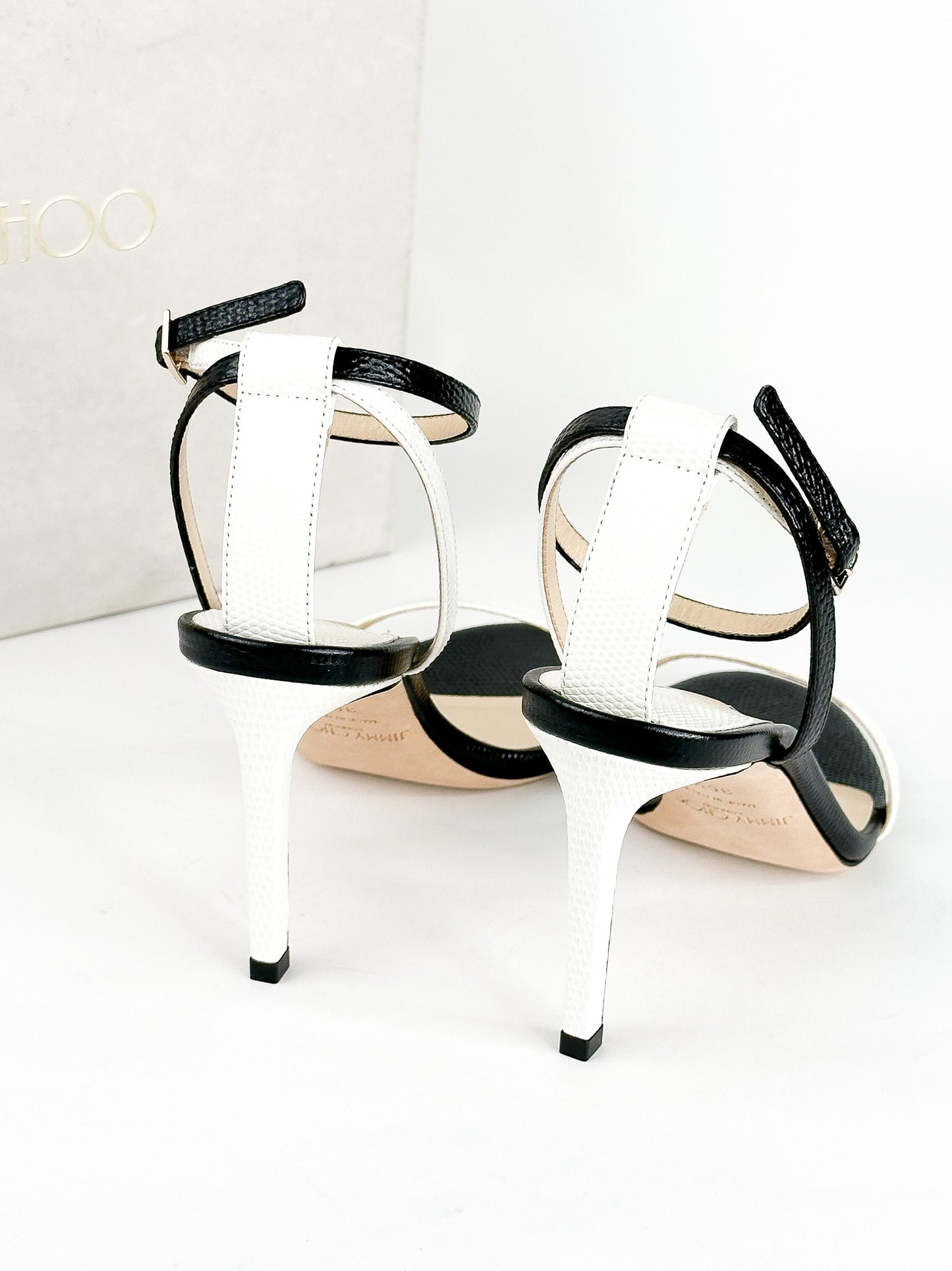 Jimmy Choo Minny Stiletto Sandals Size 36 1/2