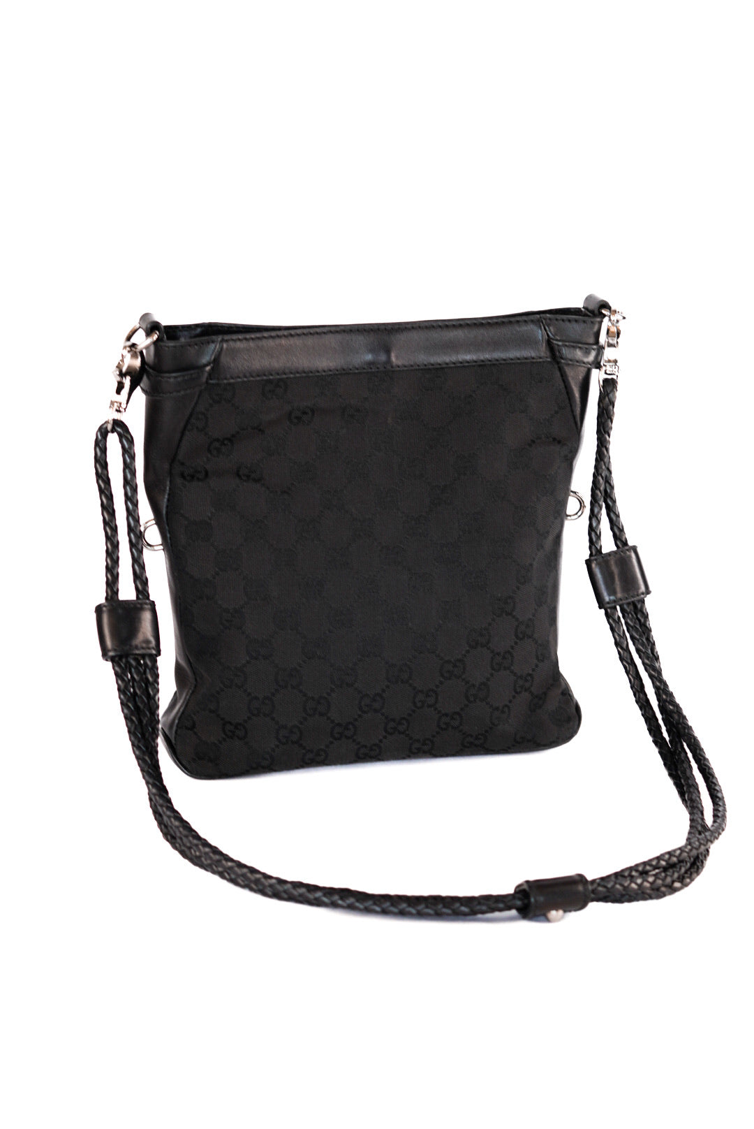 Gucci GG Nylon Flat Messenger Bag