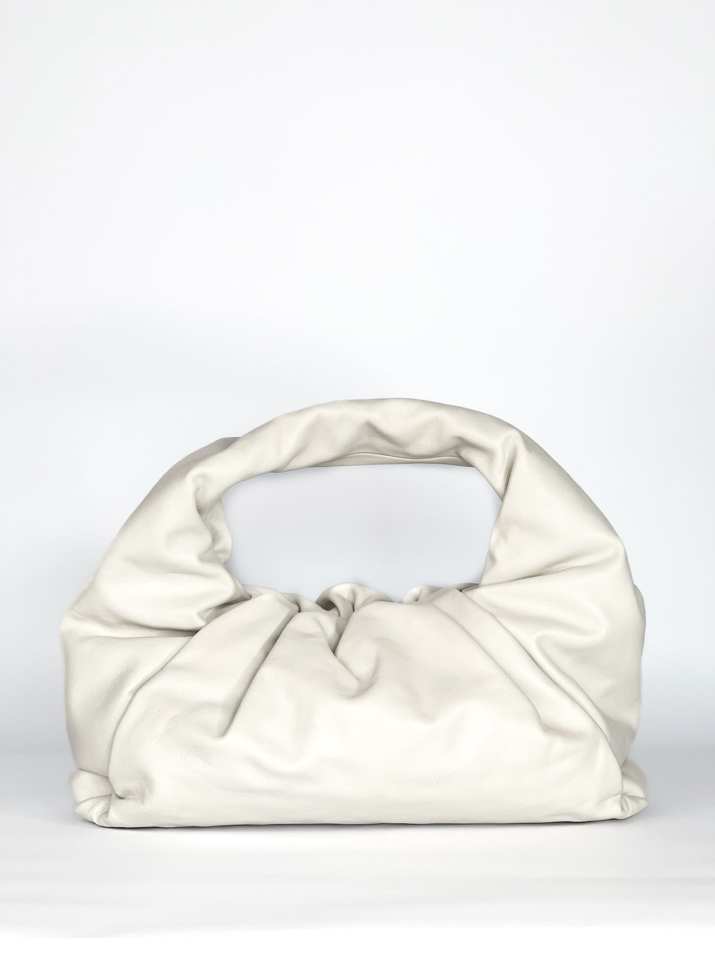 Bottega Veneta Smooth Butter Calfskin Small The Shoulder Pouch Plaster