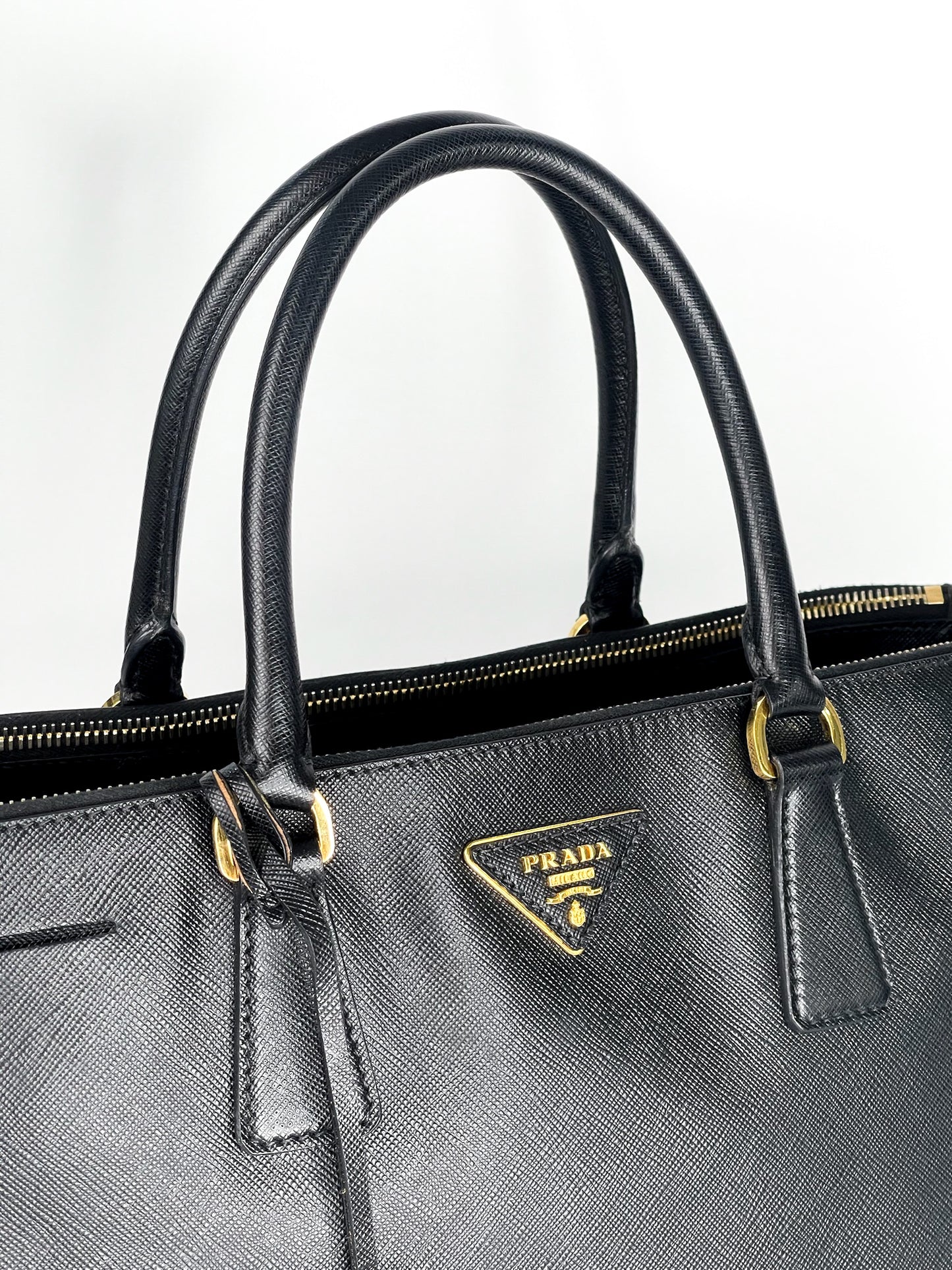 Prada Galleria Saffiano Leather Black
