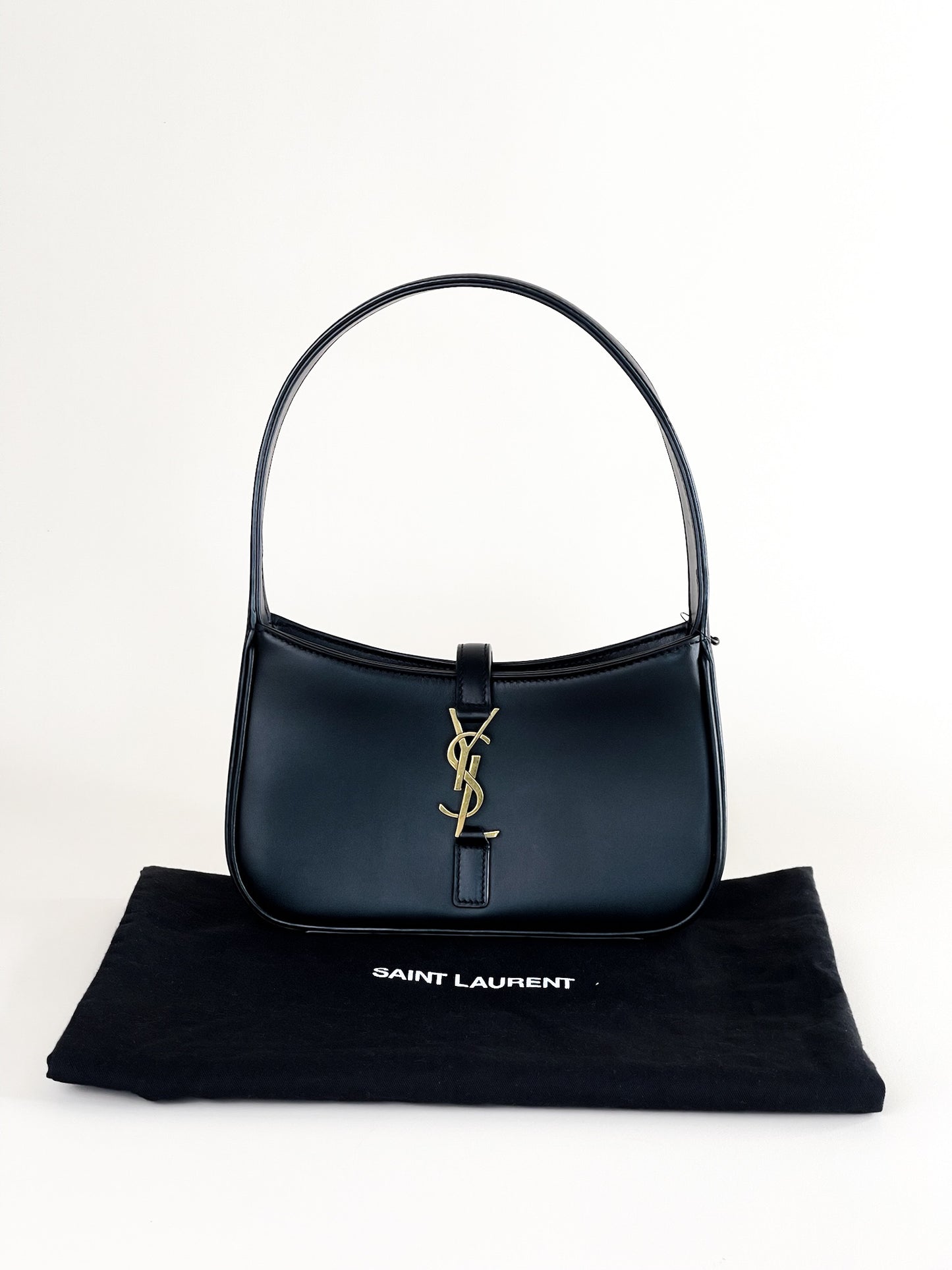 Saint Laurent Le 5 a 7 Hobo Leather Mini