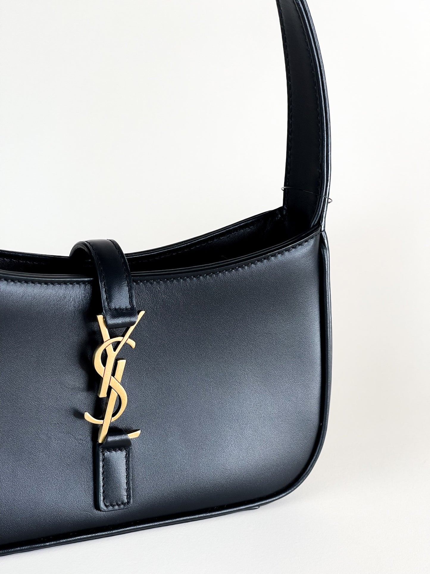 Saint Laurent Le 5 a 7 Hobo Leather Mini