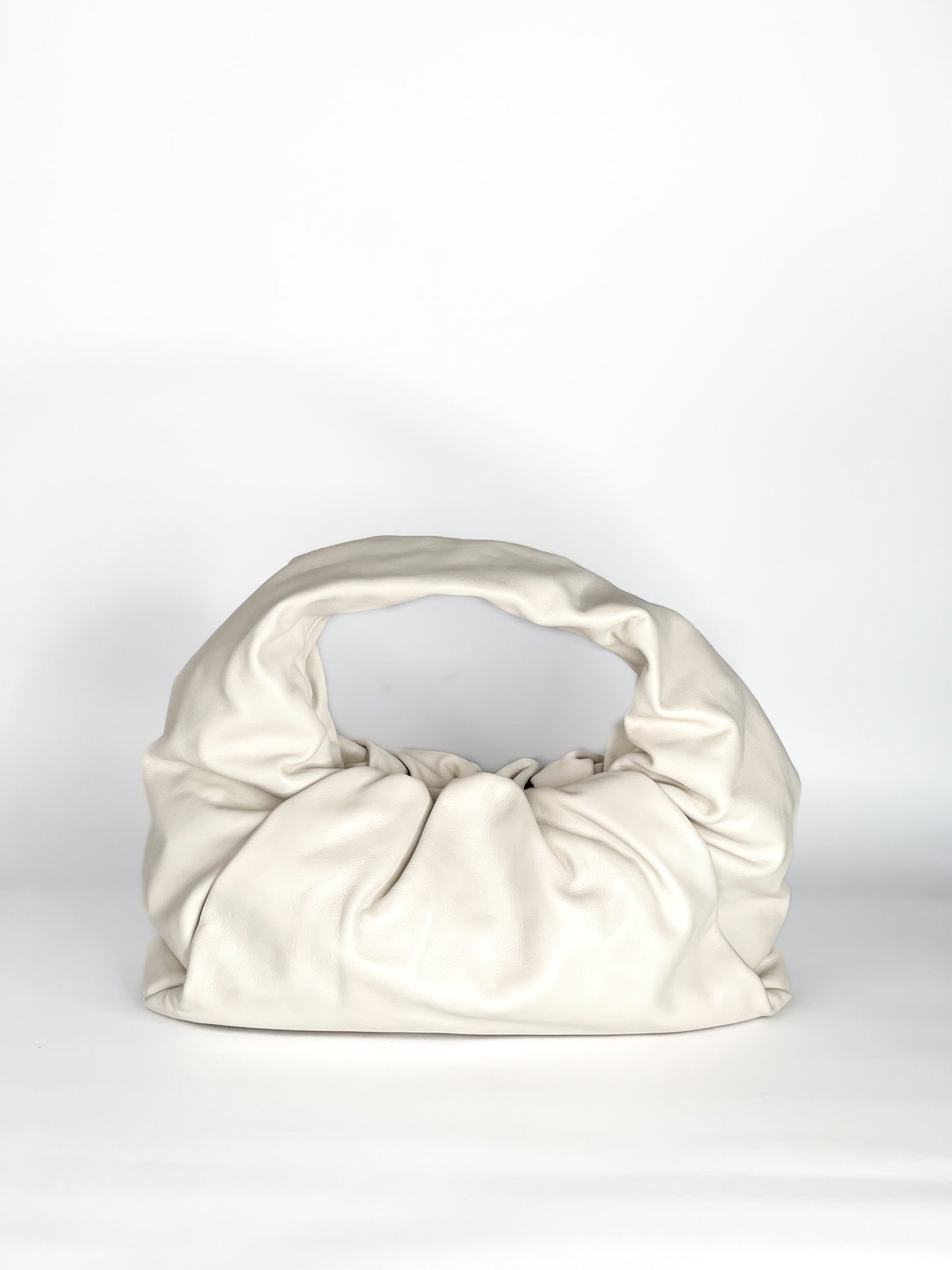 Bottega Veneta Smooth Butter Calfskin Small The Shoulder Pouch Plaster