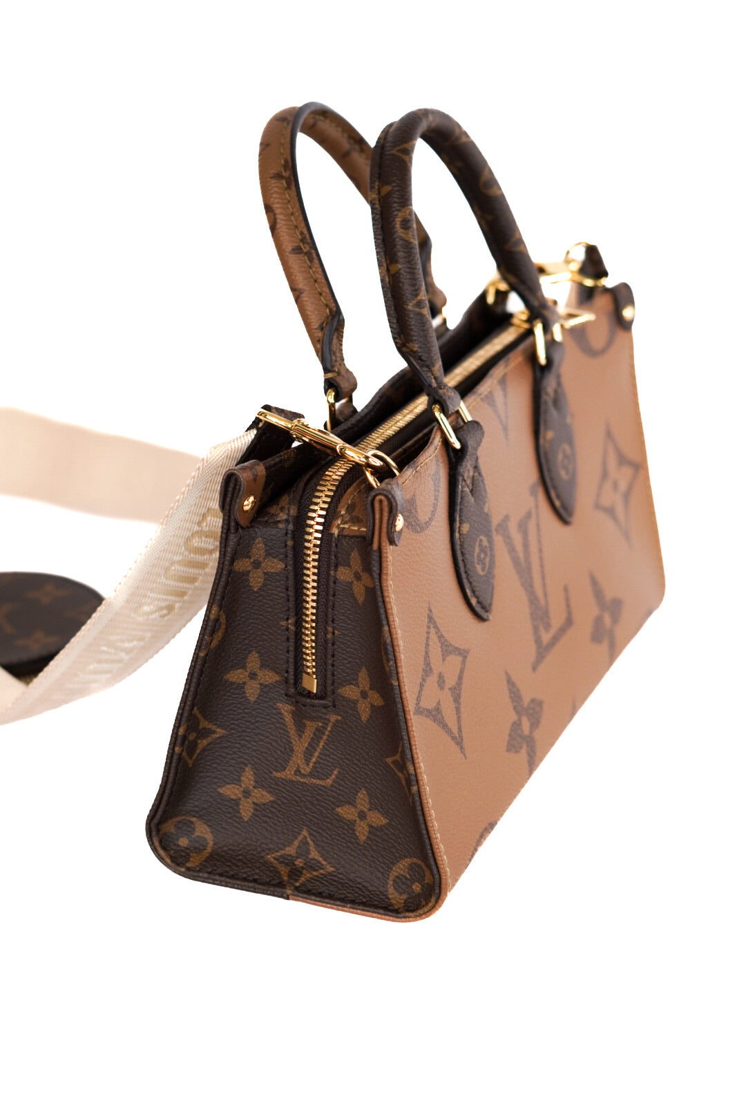 Louis Vuitton Monogram Reverse OnTheGo East West Handbag