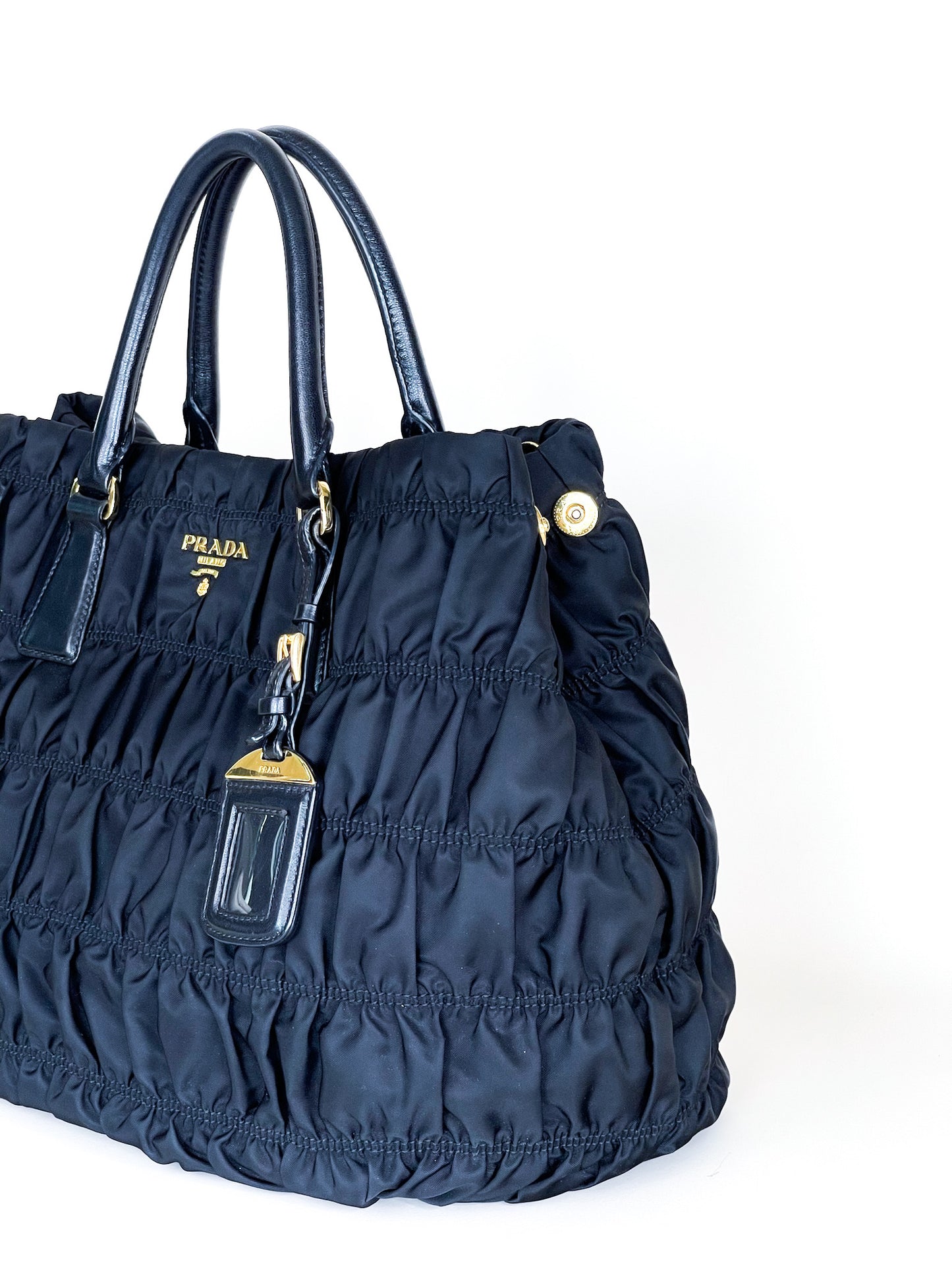 Prada Tessuto Gaufre Tote Bag