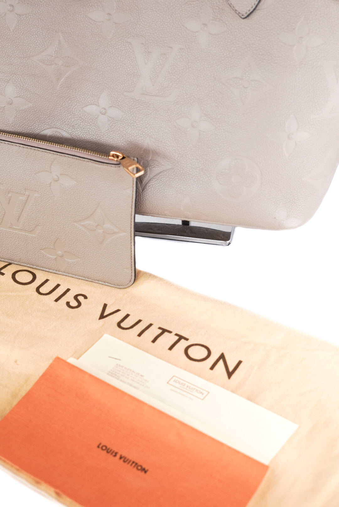 Louis Vuitton Monogram Giant Empreinte Neverfull MM tote bag