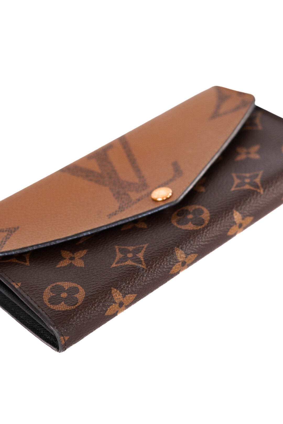 Louis Vuitton Monogram Sarah Reverse Long Wallet