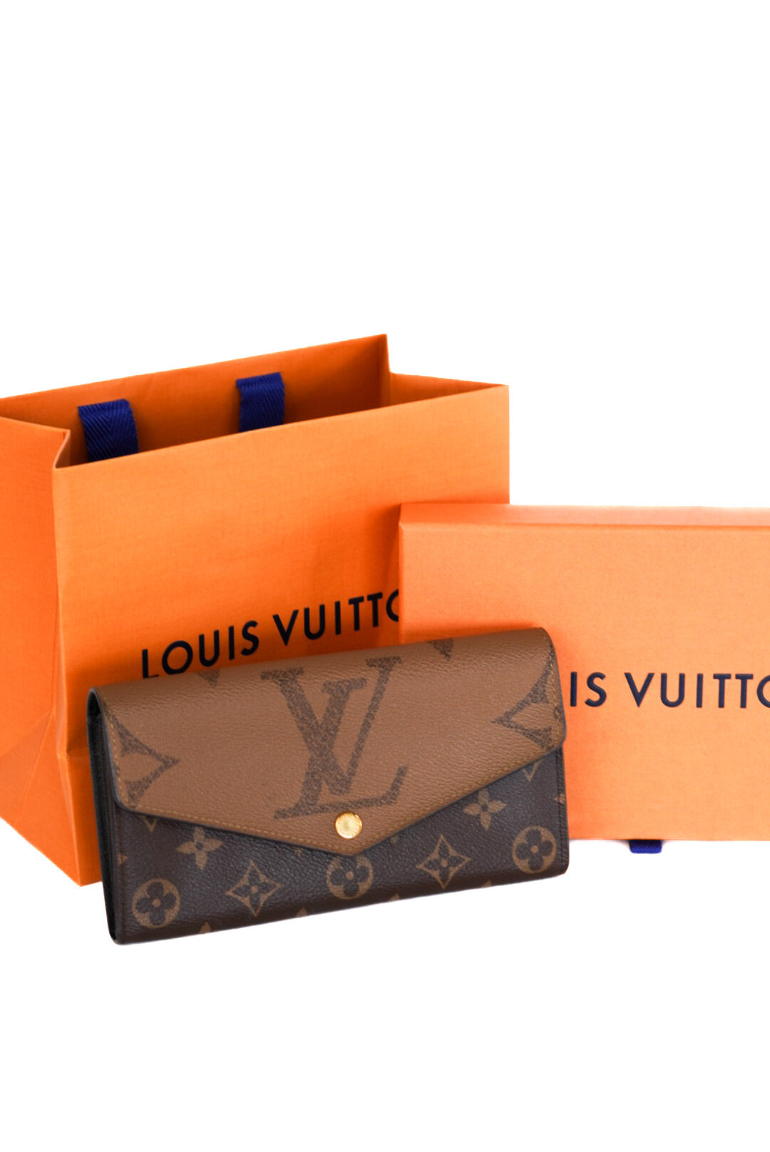 Louis Vuitton Monogram Sarah Reverse Long Wallet