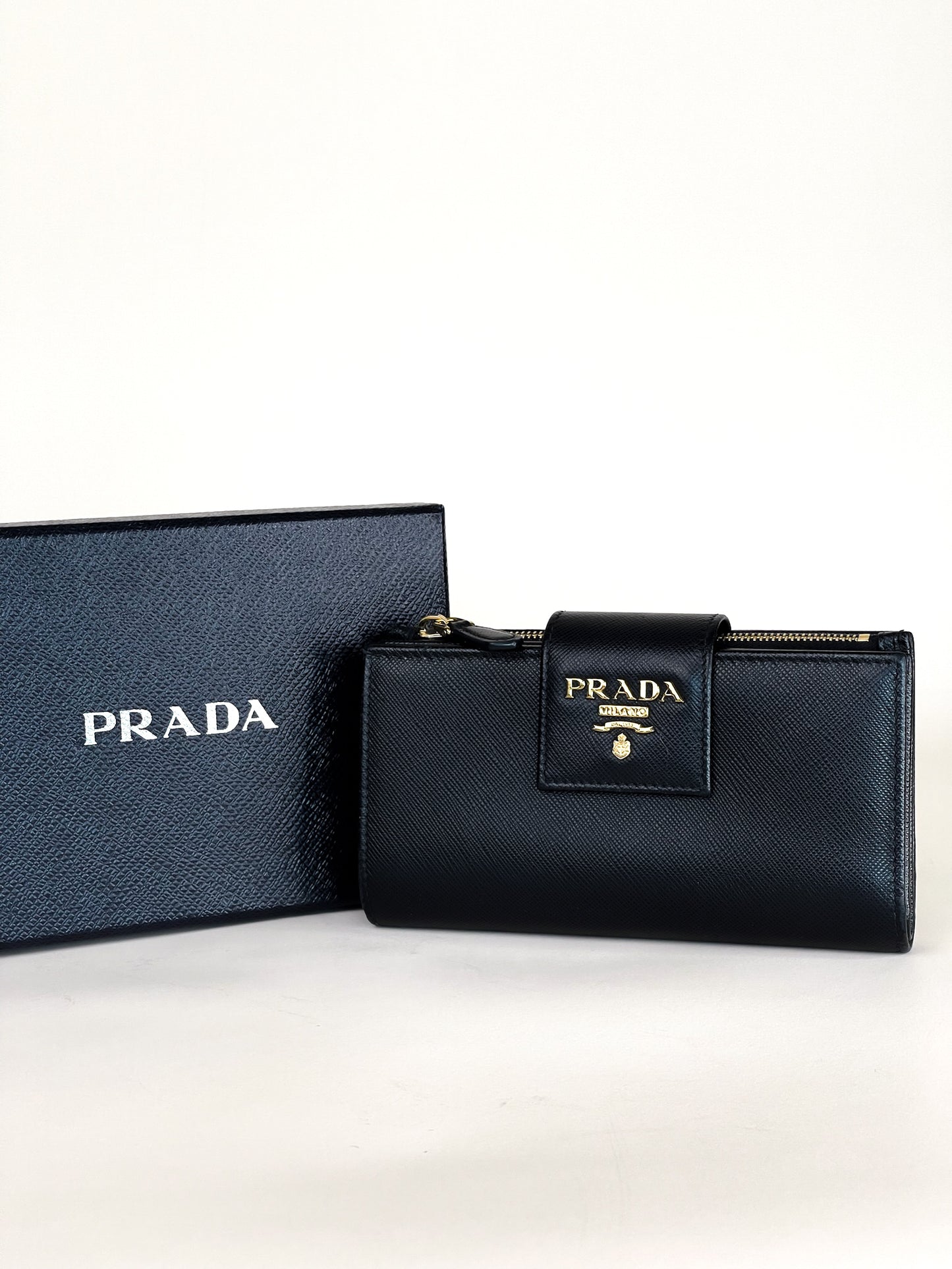 Prada Saffiano Leather Medium Wallet