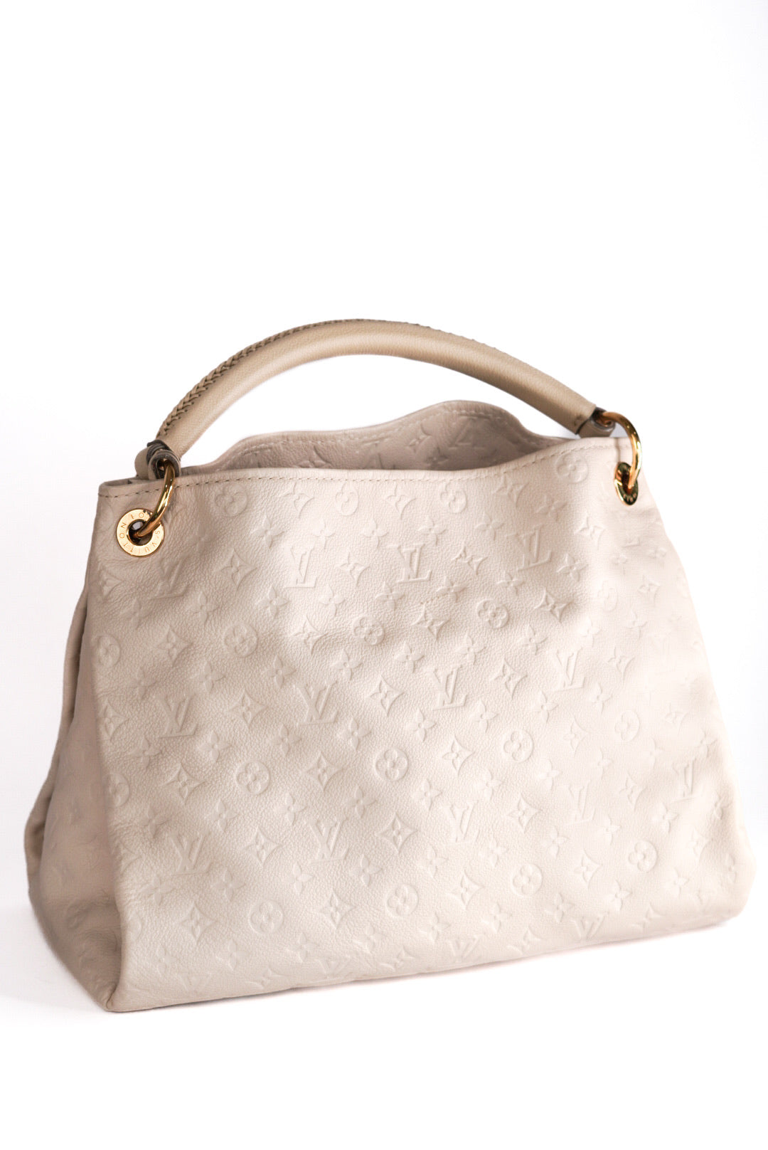 Louis Vuitton Shoulder Bag Artsy MM Monogram Empreinte White