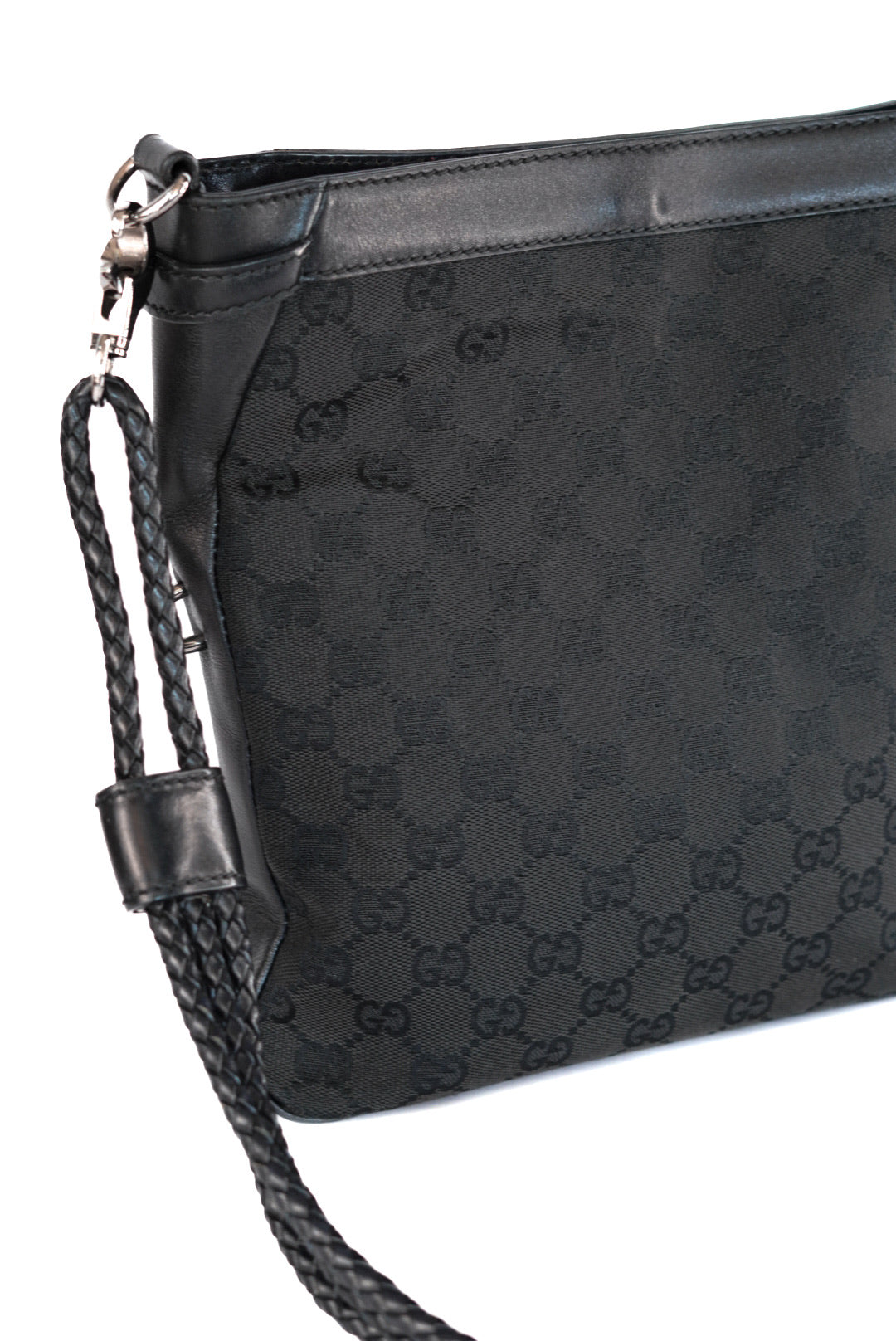 Gucci GG Nylon Flat Messenger Bag