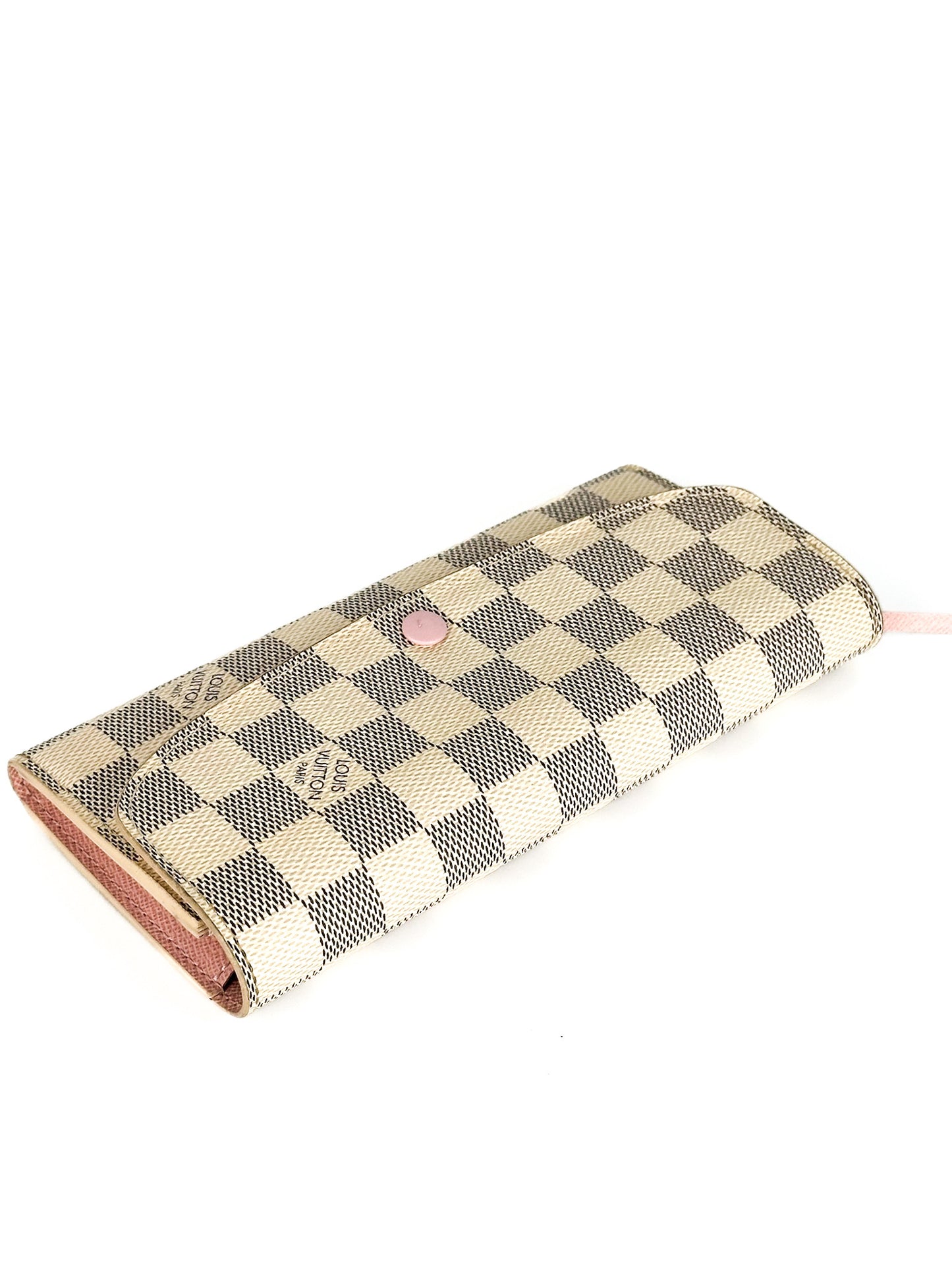 Louis Vuitton Damier Azur Canvas Emilie Wallet