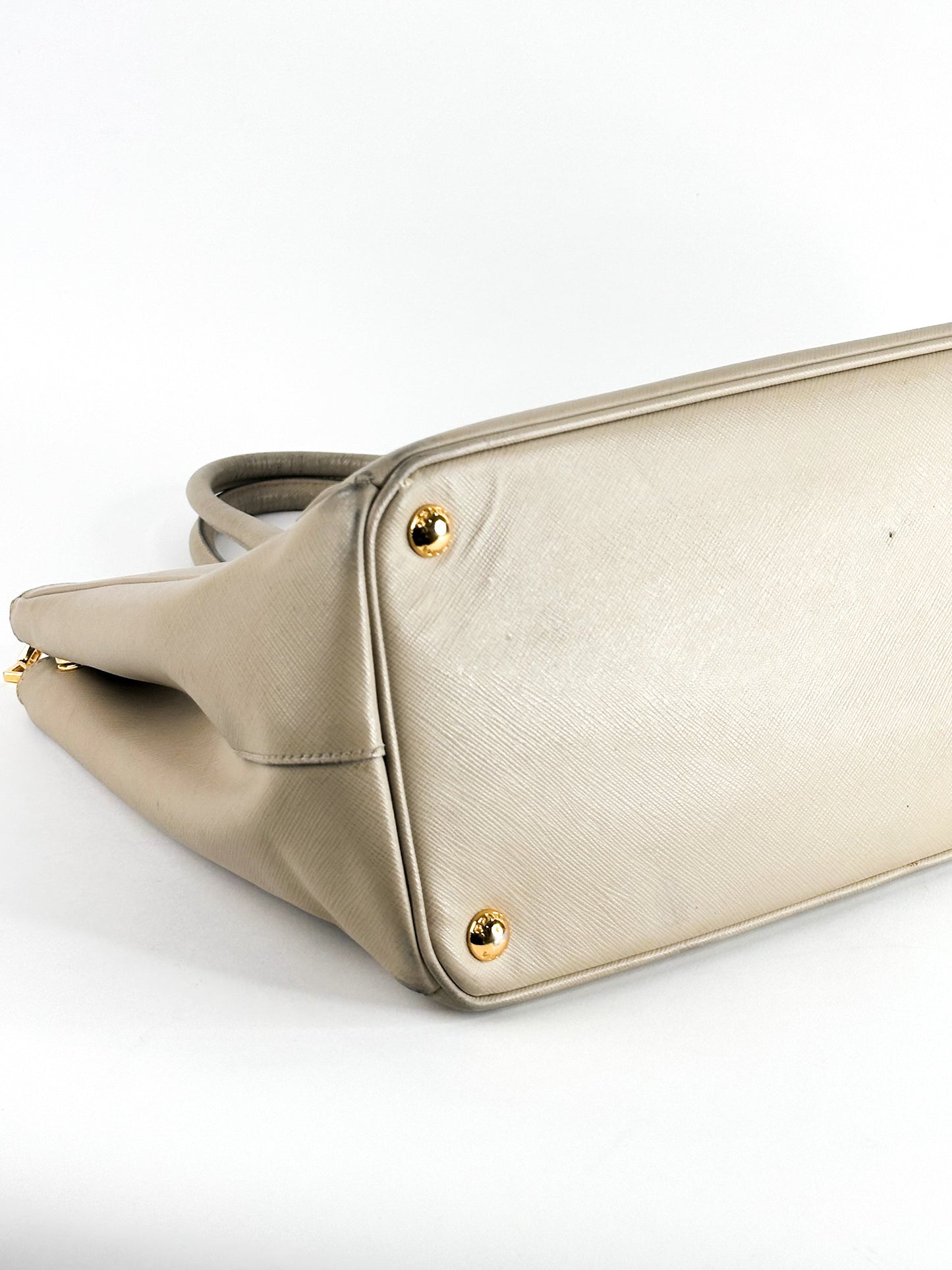 Prada Galleria Saffiano Leather Taupe