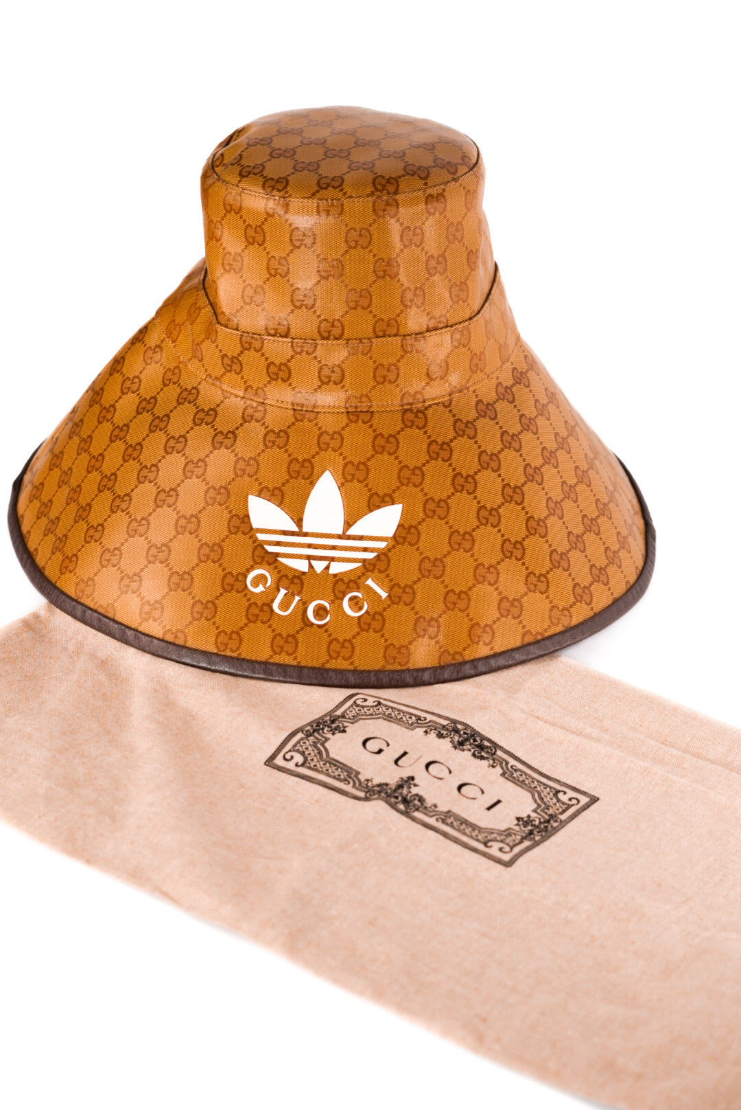 Adidas x Gucci Wide-Brimmed Hat Beige/Brown