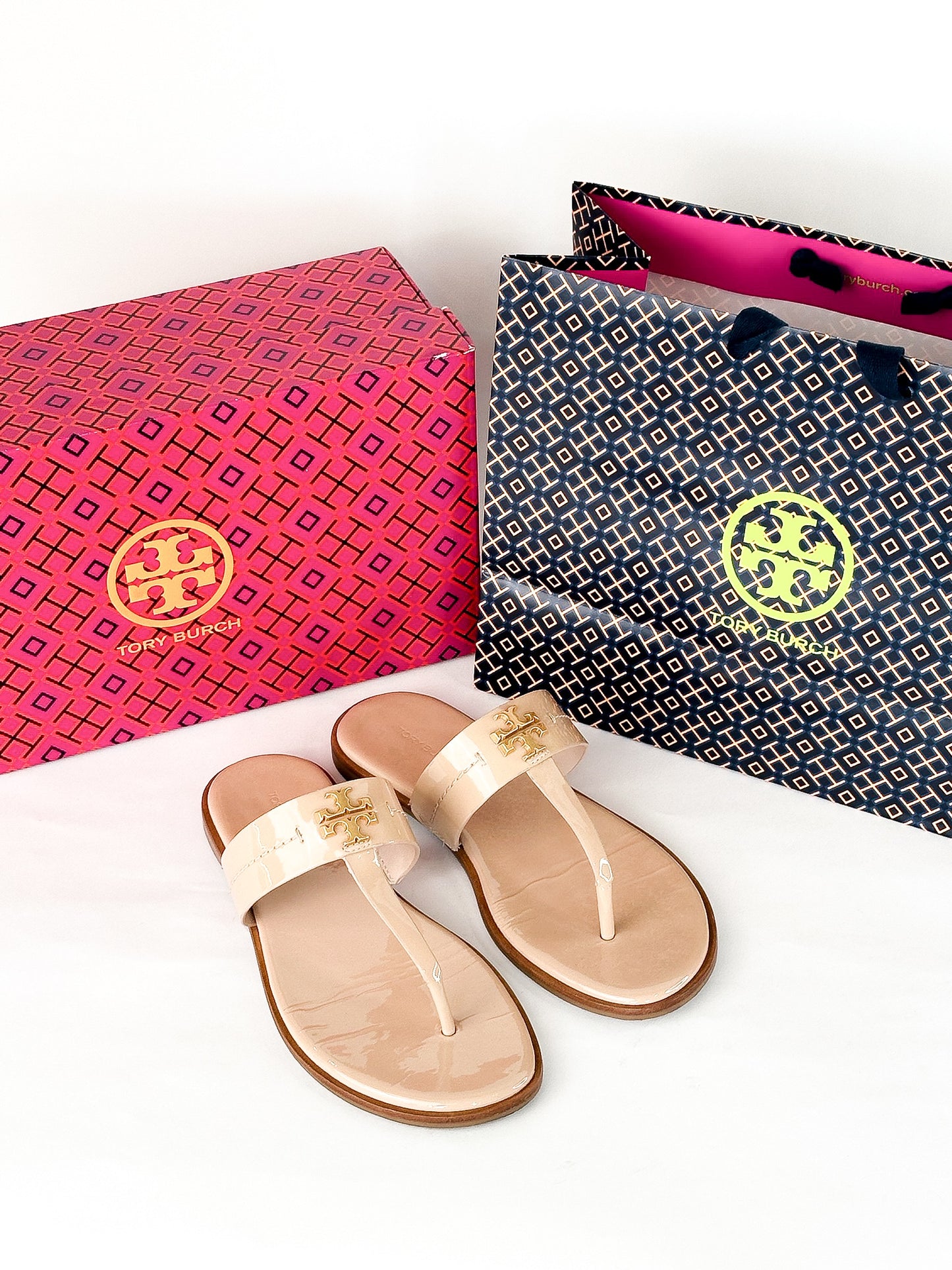 Tory Burch Mini Everly Flat Sandal Size US 6.5