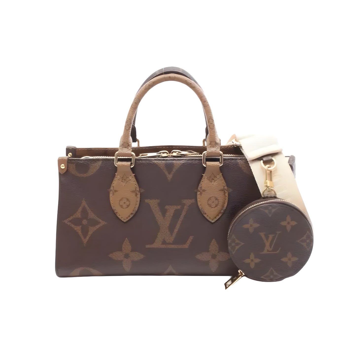 Louis Vuitton Monogram Reverse OnTheGo East West Handbag