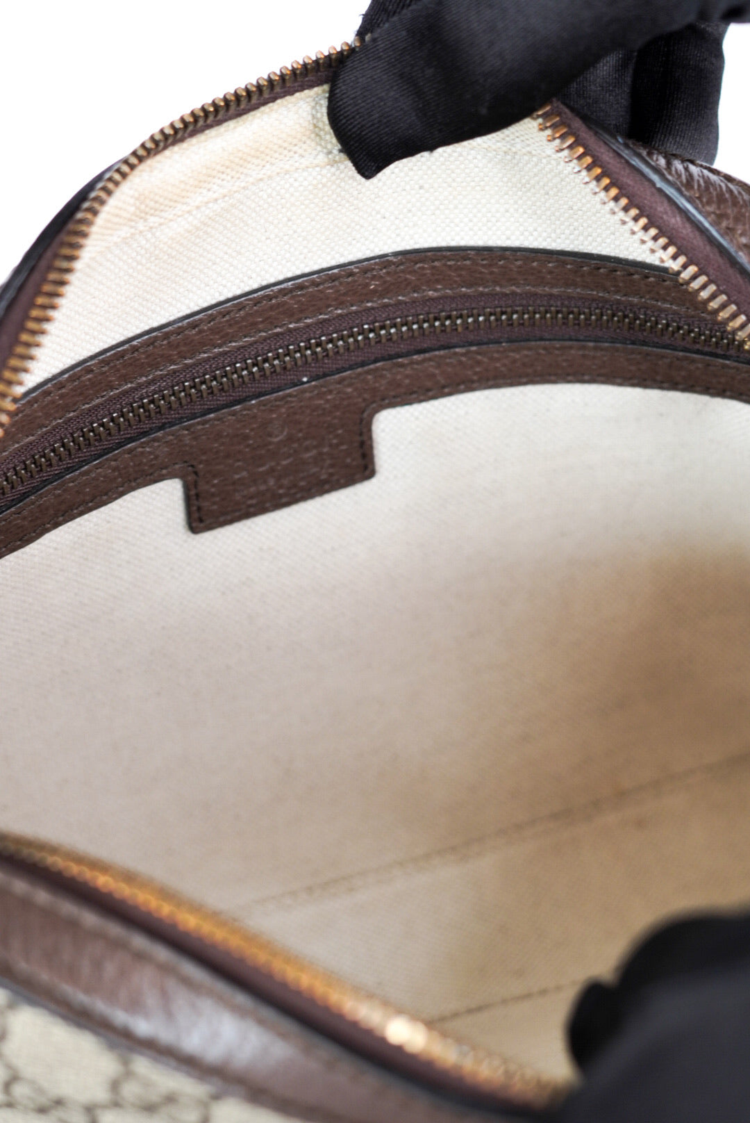 Gucci Ophidia Zip Wristlet Shoulder Bag GG Coated Canvas Crossbody Bag