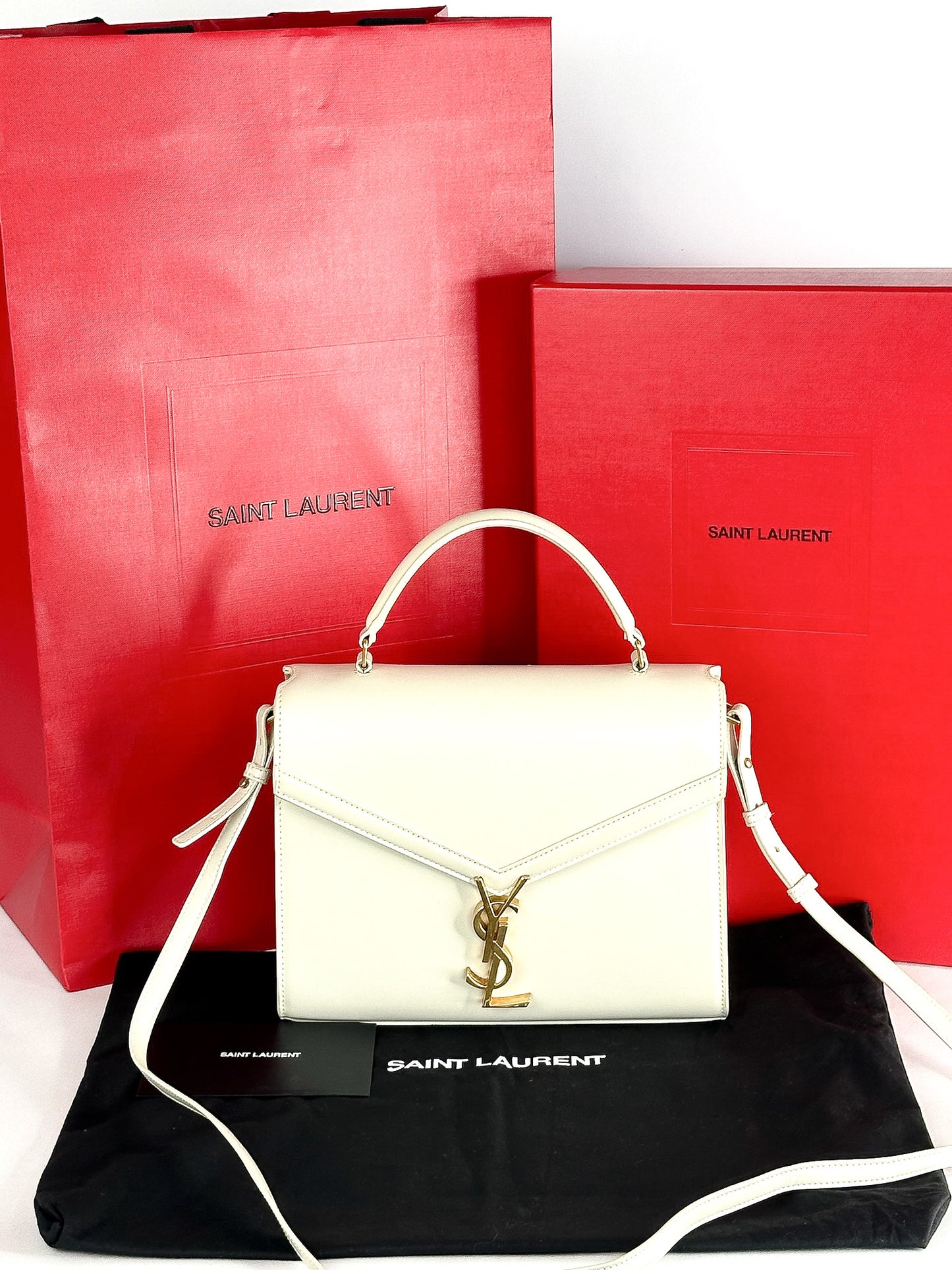Saint Laurent Cassandra Top Handle Medium