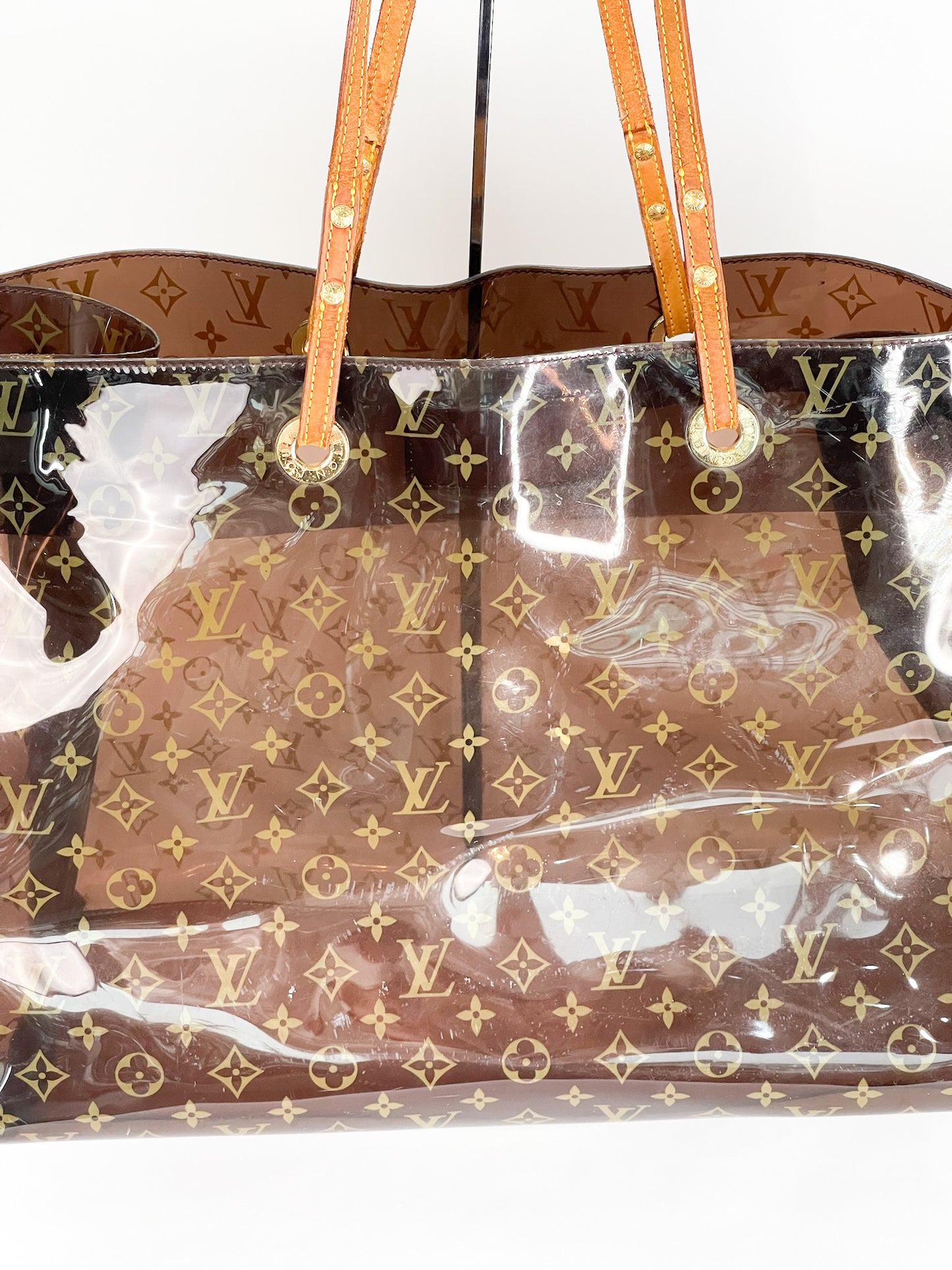 Louis Vuitton Cabas Cruise Monogram Vinyl Giant Shoulder Tote Bag - Limited Edition